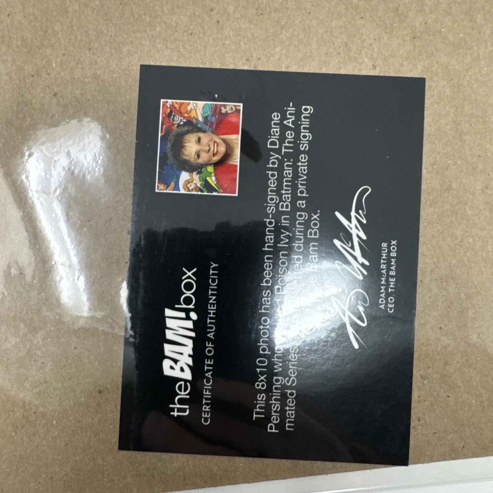 Diane Pershing — Diane Pershing Poison Ivy Autograph w/COA Bam Box Limited 30 /99, изображение 5
