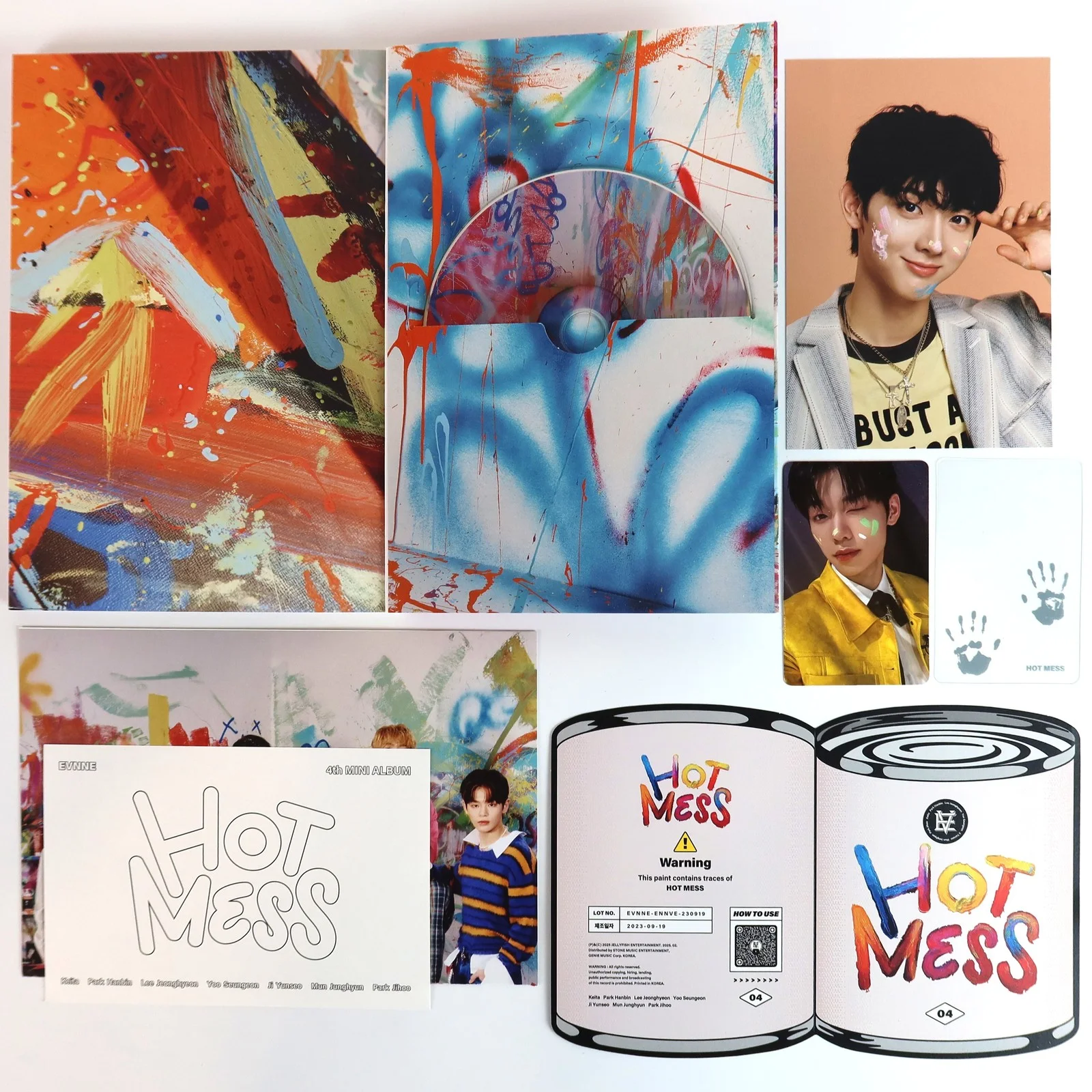 Evnne - Hot Mess 4th Mini Album Signed Autographed CD Promo 2025, изображение 2
