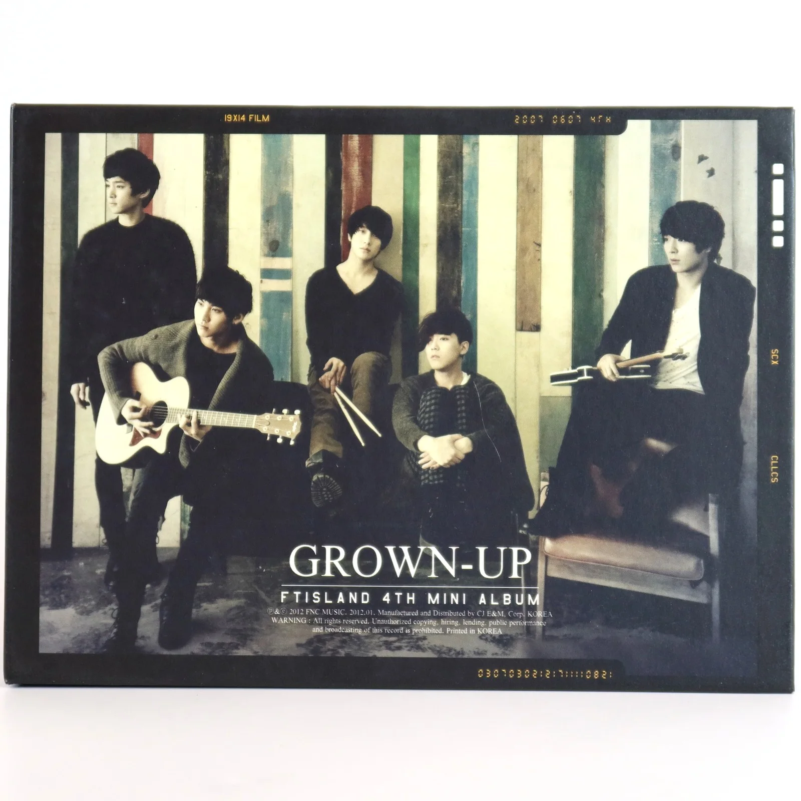 FTIsland - Grown Up 4th Mini Album Signed Autographed CD 2012 K-Pop, image 2