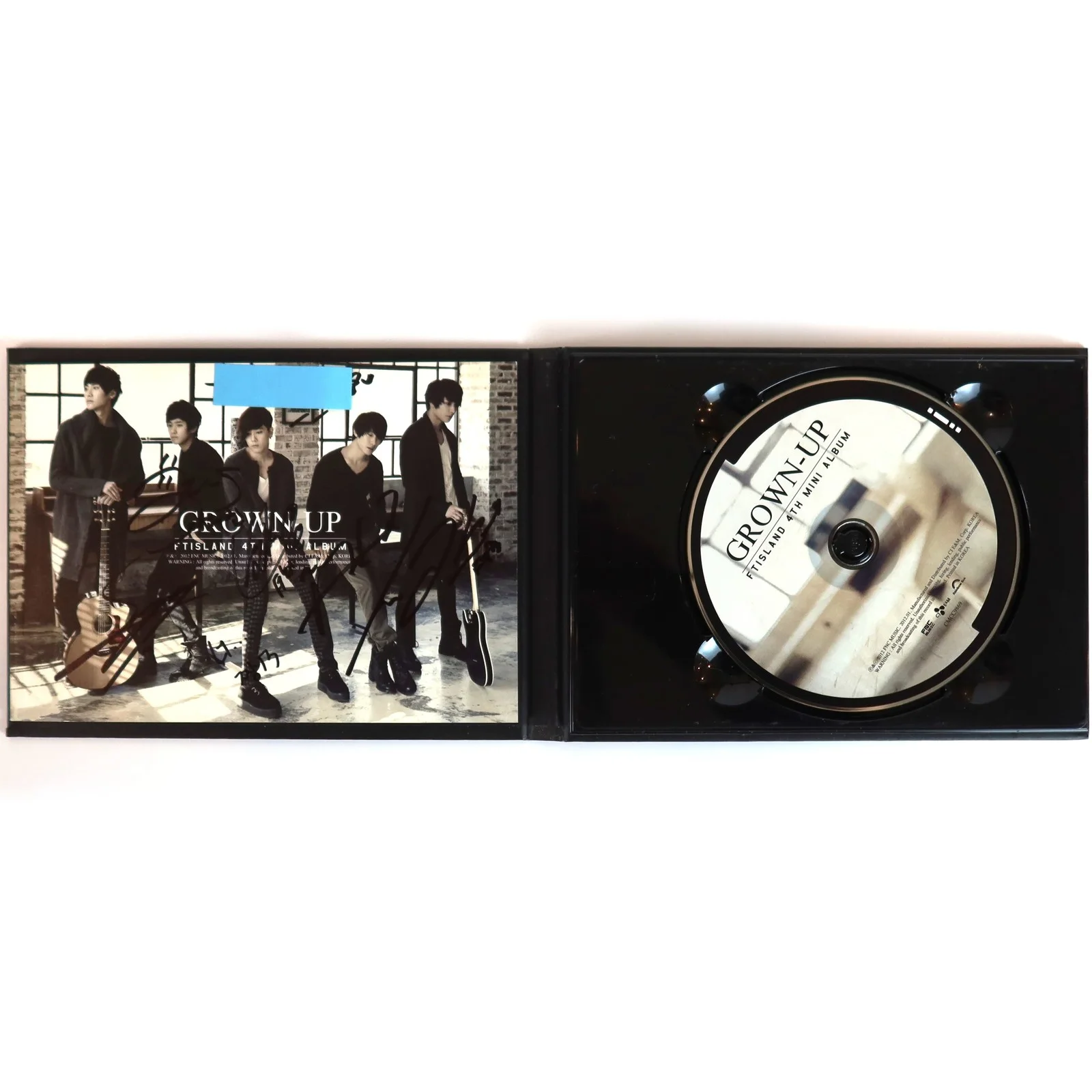 FTIsland - Grown Up 4th Mini Album Signed Autographed CD 2012 K-Pop, image 3