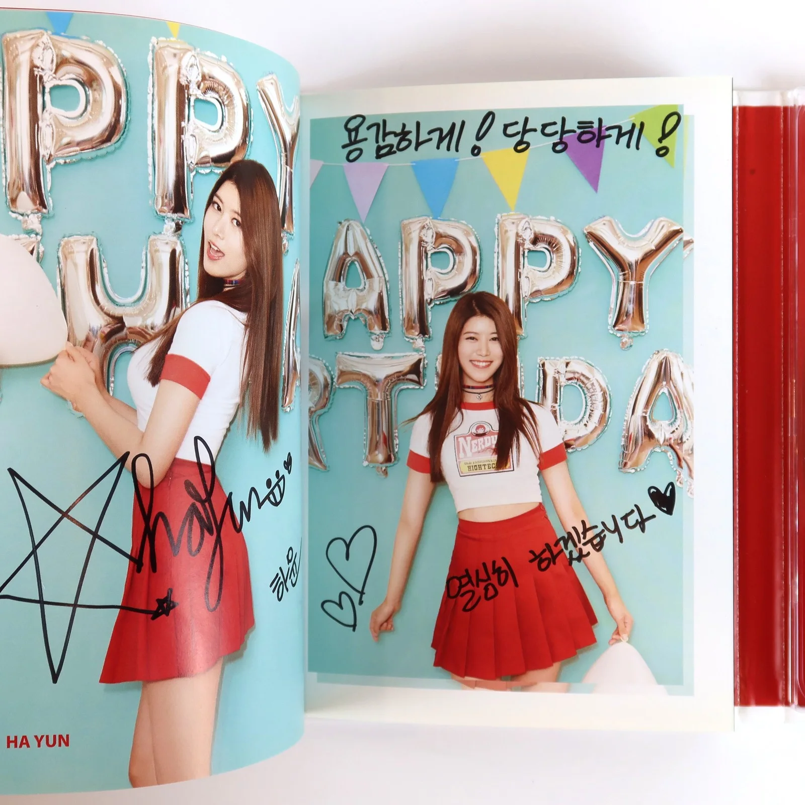 Brave Girls - High Heels 3rd Mini Album Pages Signed + Messages Promo CD 2016, изображение 5