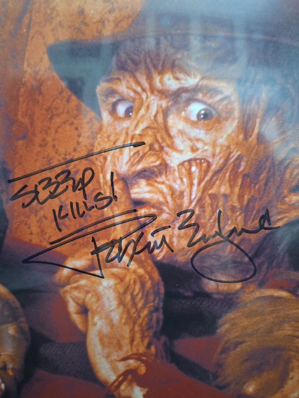 Robert Englund Autographed Photo Freddy Krueger Actor COA Nightmare Elm Street, изображение 2