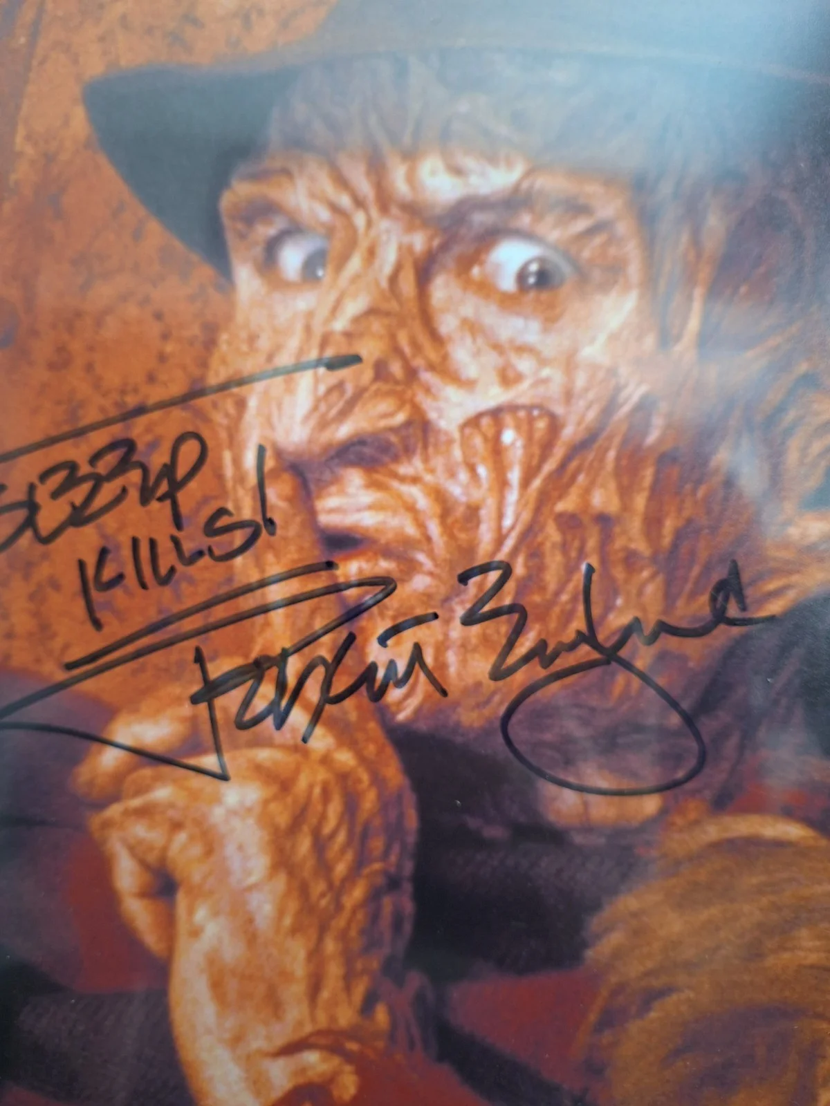 Robert Englund Autographed Photo Freddy Krueger Actor COA Nightmare Elm Street, изображение 3