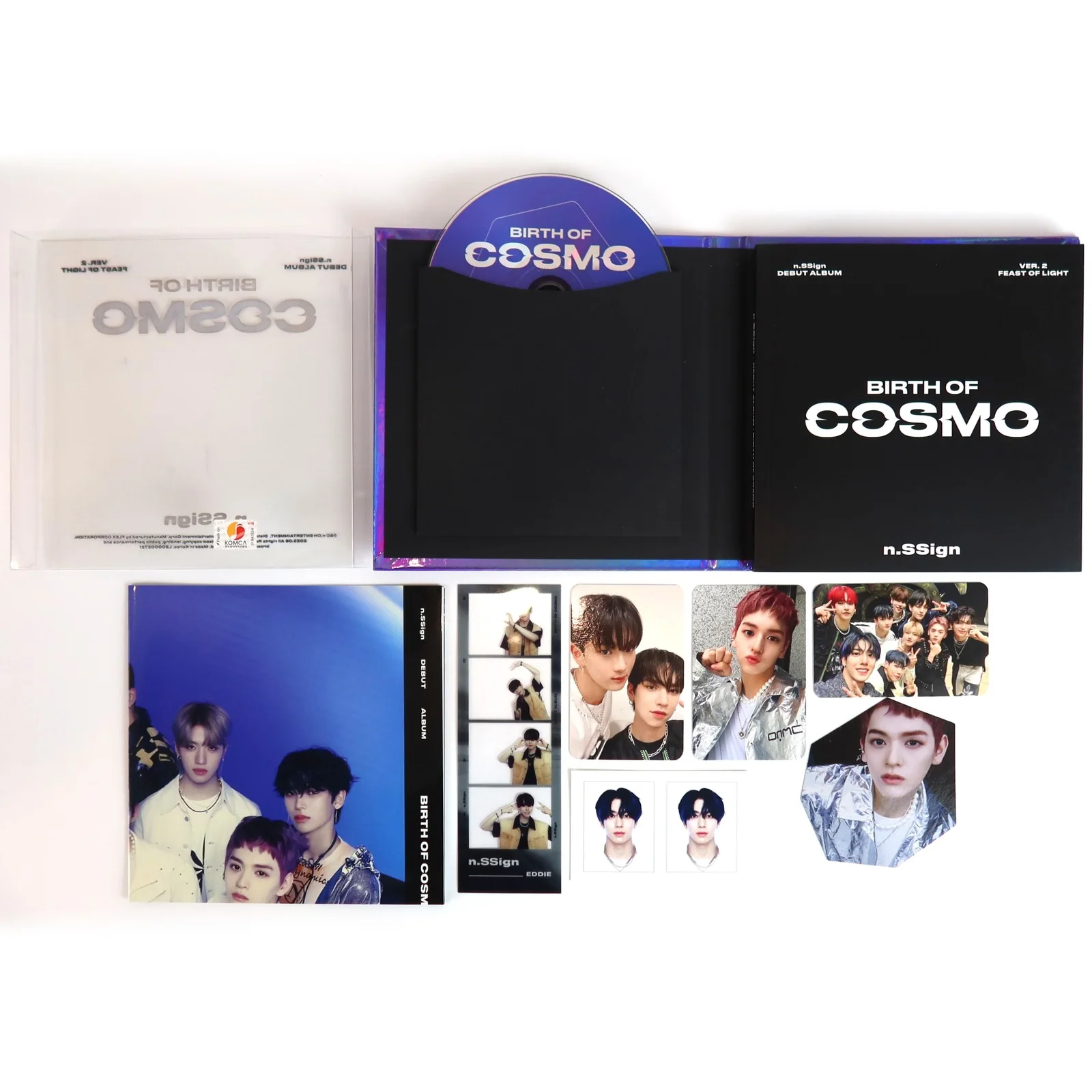 n.SSign - Birth Of Cosmo [Feast Of Light Ver.] Signed Debut Album Promo 2023, изображение 2