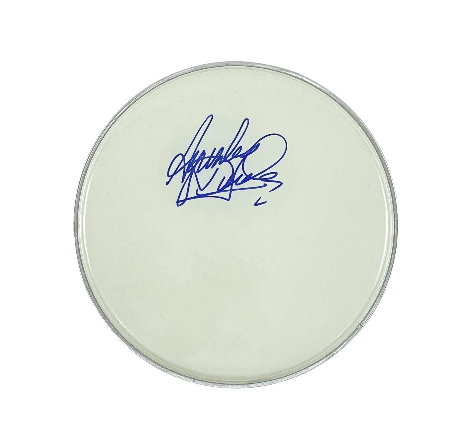 Aynsley Dunbar Signed Autographed 12” Drumhead Journey Whitesnake Frank Zappa, image 2