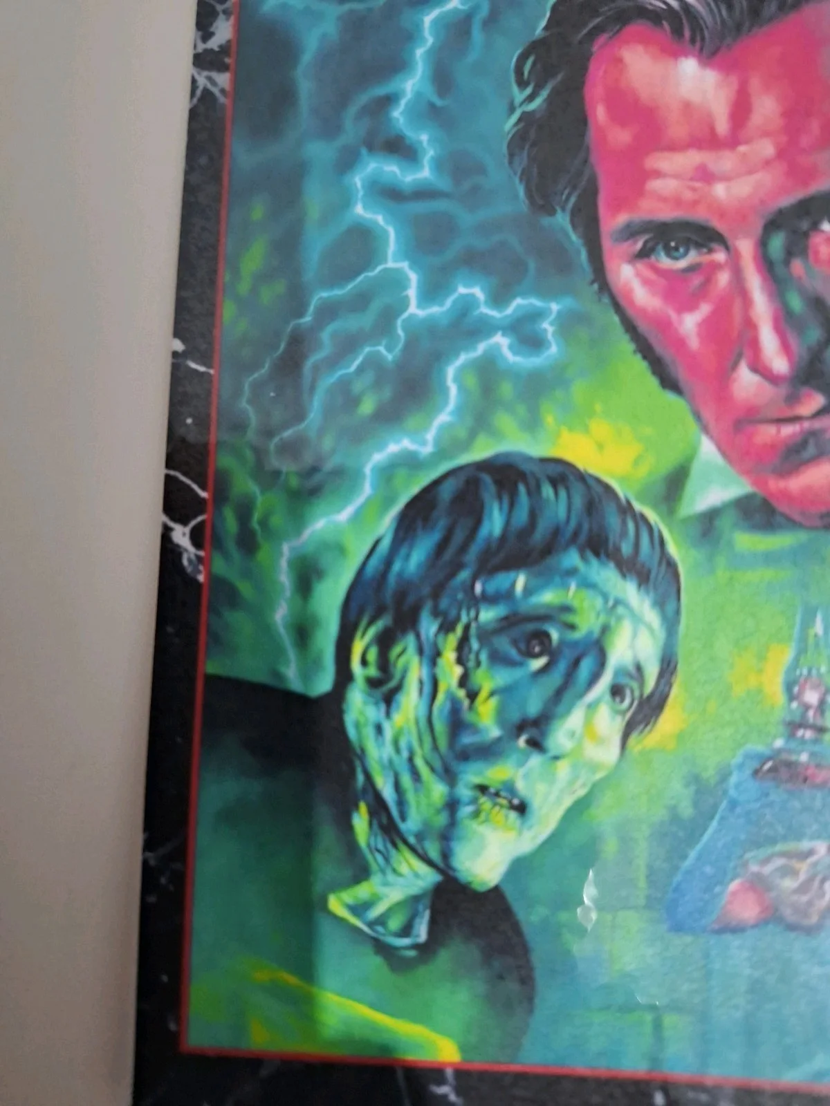 Hammer Film "The Curse of Frankenstein" 1957 Film Poster Modern Art Postcard, изображение 4