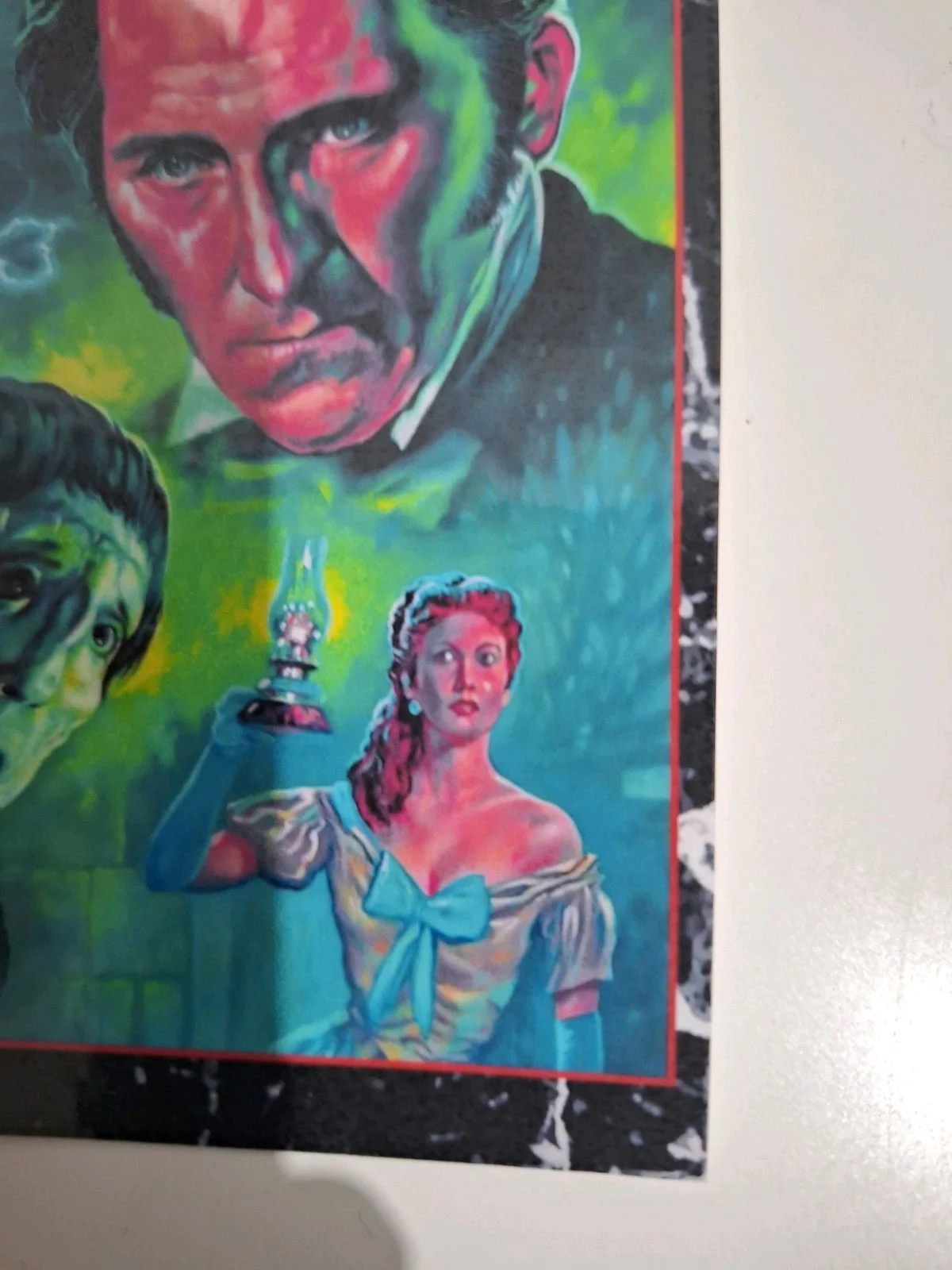 Hammer Film "The Curse of Frankenstein" 1957 Film Poster Modern Art Postcard, изображение 5
