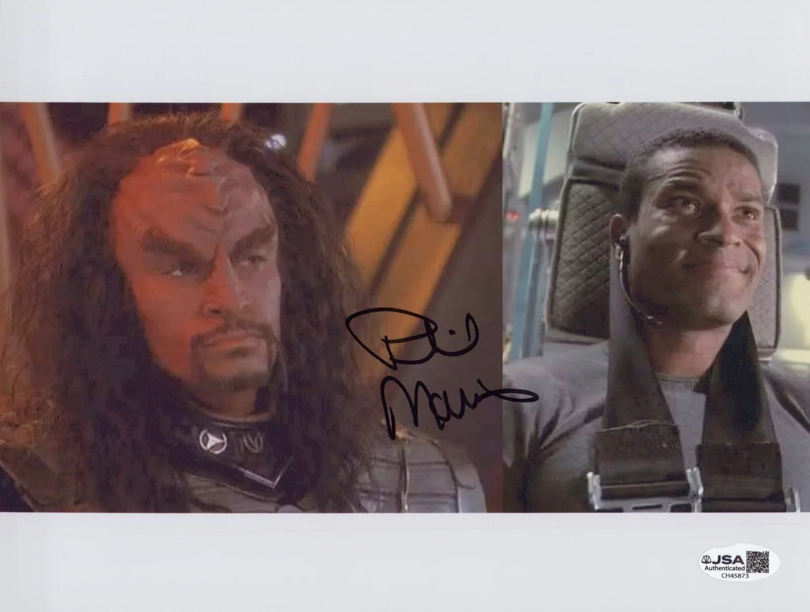 PHIL MORRIS — PHIL MORRIS Signed STAR TREK III : THE SEARCH FOR SPOCK 8x10 Autograph JSA COA