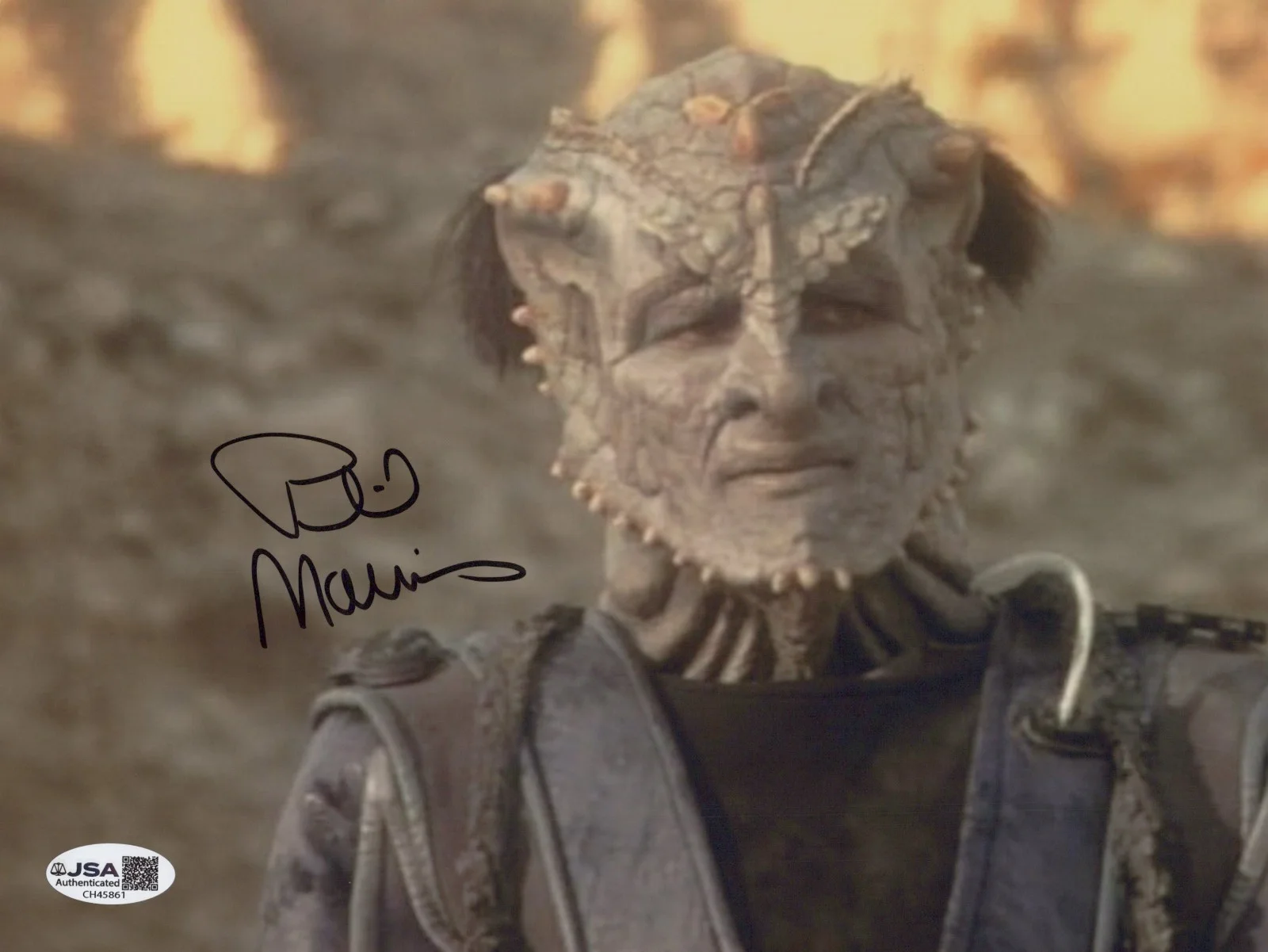 PHIL MORRIS — PHIL MORRIS Signed STAR TREK III : THE SEARCH FOR SPOCK 8x10 Autograph JSA COA
