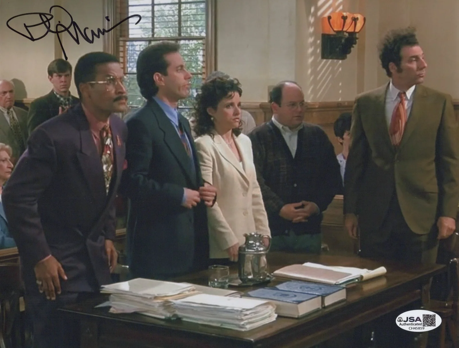 PHIL MORRIS — PHIL MORRIS Signed SEINFELD 8x10 PHOTO Autograph JACKIE CHILES JSA COA CERT