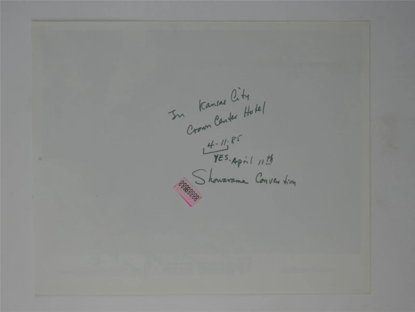 Toni Hudson — Toni Hudson Signed B&W 8x10 Photo Prime Risk Autographed Personalized To Doug, изображение 3