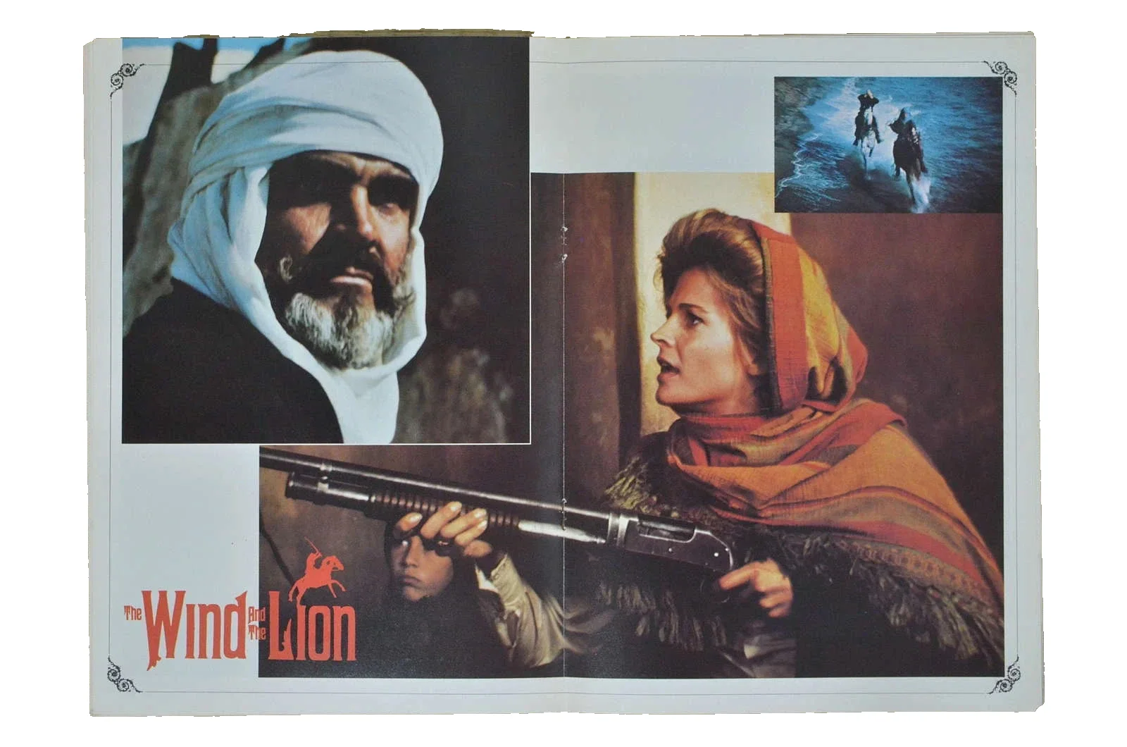 The Wind and the Lion Japan Movie Program 1975 Sean Connery John Milius, изображение 3