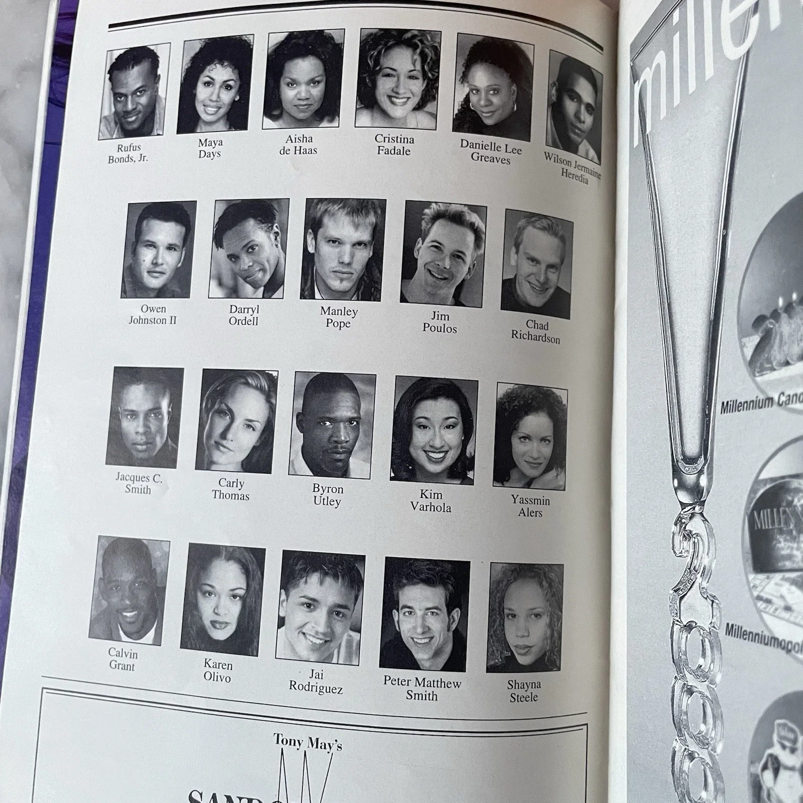 Wilson Jermaine Heredia — RENT Broadway Playbill 1999 Signed By OBC Member Wilson Jermaine Heredia, image 4