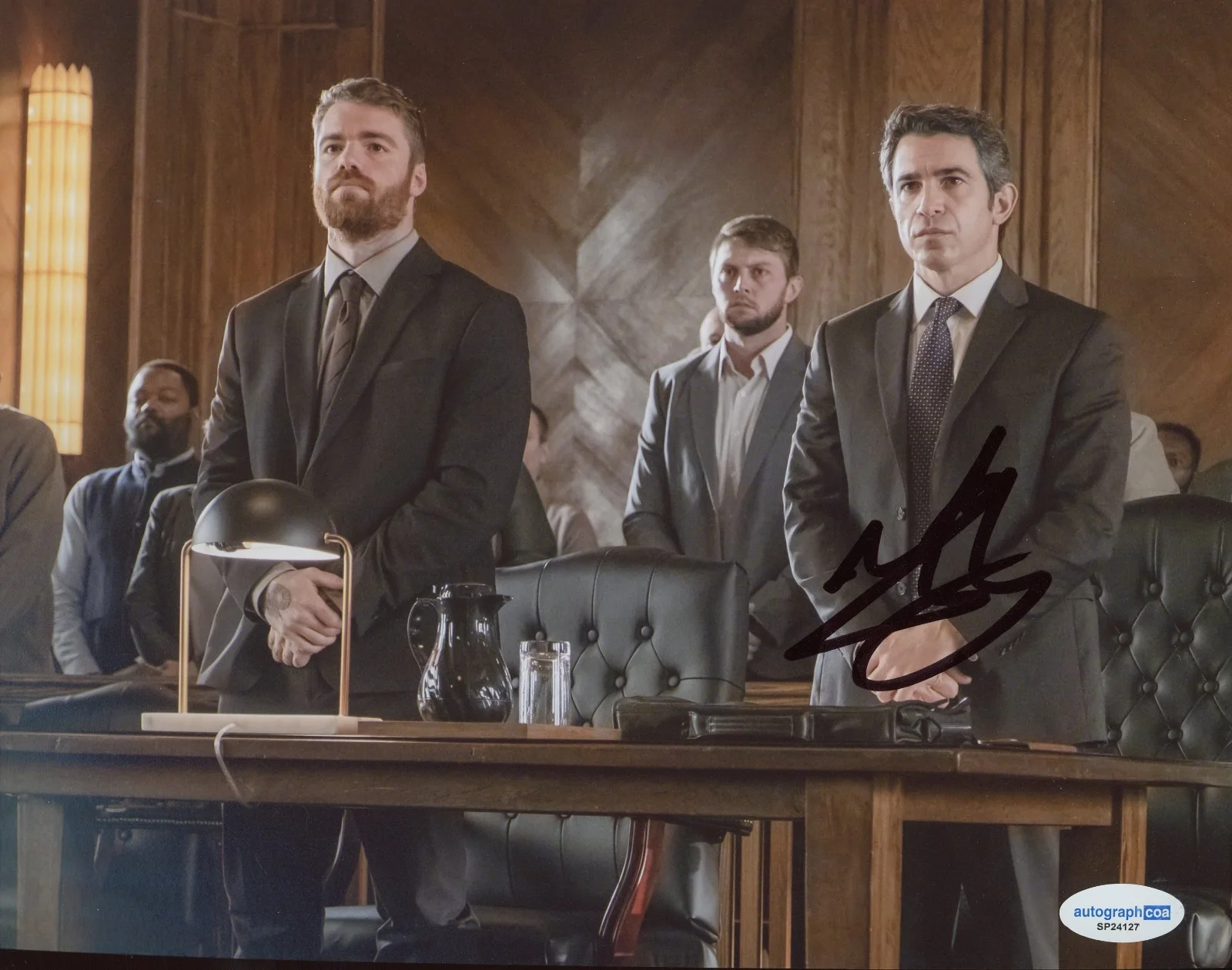 Gabriel Basso — Gabriel Basso Signed Autographed JUROR #2 8x10 Photo EXACT Proof ACOA, изображение 2