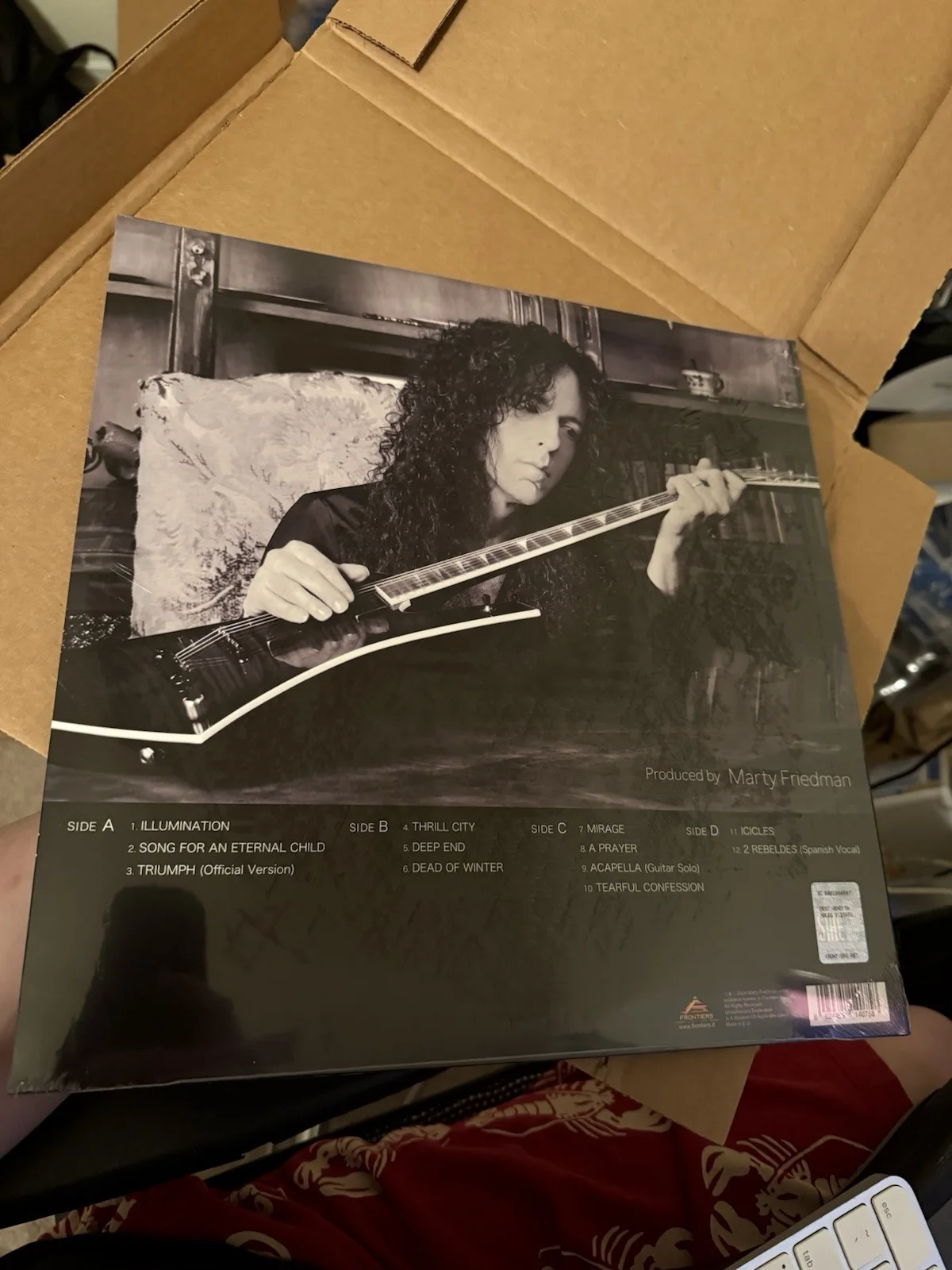MARTY FRIEDMAN SIGNED 'DRAMA' Cd card SOLO ALBUM VINYL RECORD Megadeth TalkShop, изображение 4