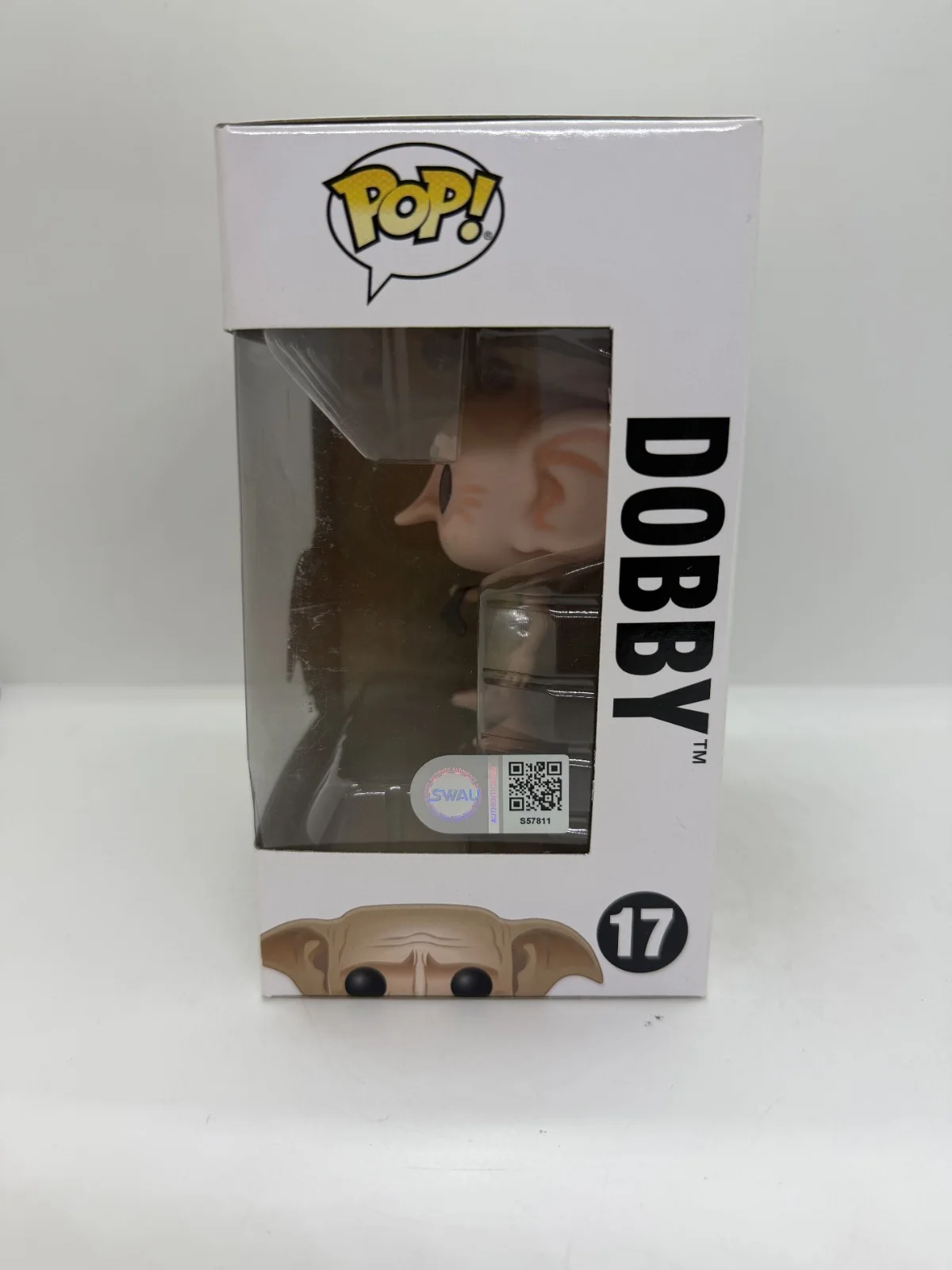 toby jones — Toby Jones Signed Harry Potter Dobby The House Elf Funko Pop #17 SWAU, изображение 2
