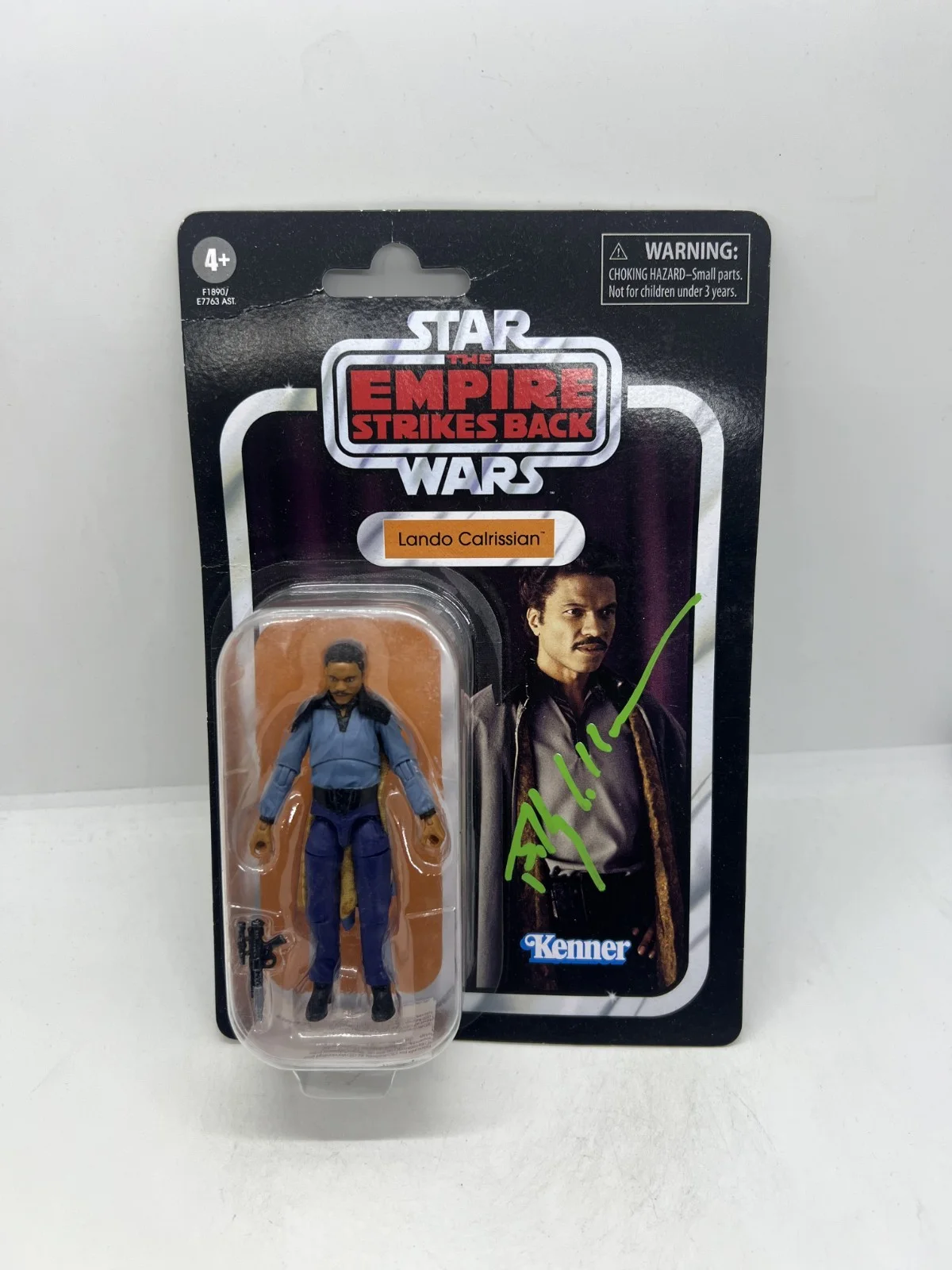 billy dee williams — Billy Dee Williams Signed Srar Wars Lando Calrissian Kenner Action Figure SWAU