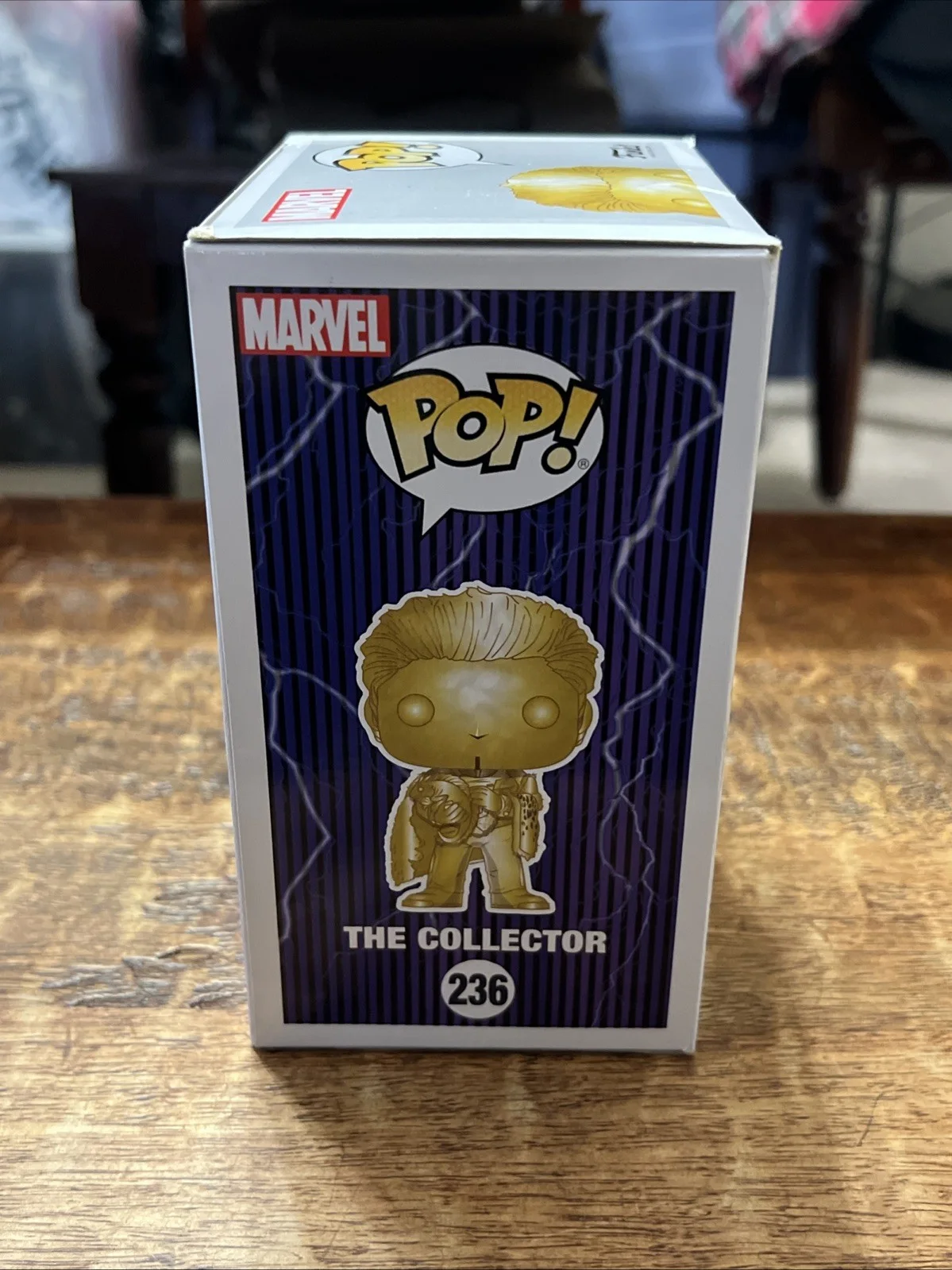 Benicio Del Toro — Benicio Del Toro Signed The Collector Funko POP JSA Coa Guardians Of The Galaxy, изображение 4