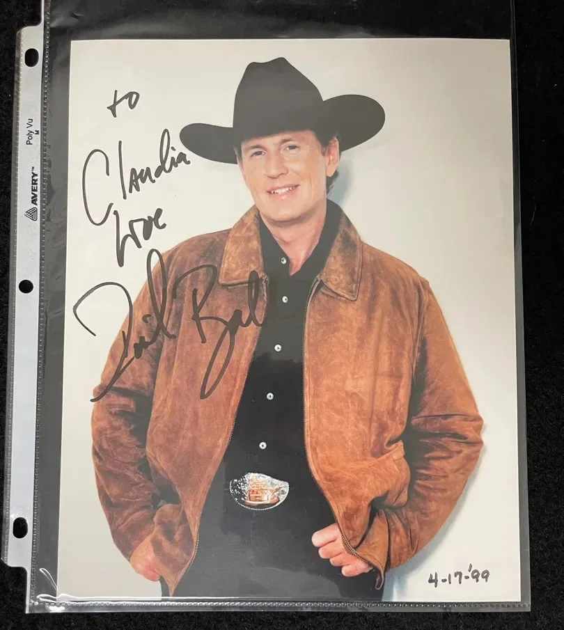 Autographed 8x10 Photo - David Ball - Country Music, изображение 2