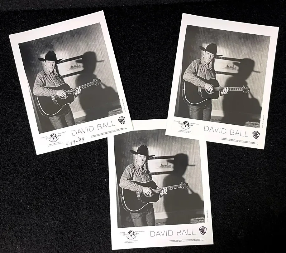 Autographed 8x10 Photo - David Ball - Country Music, изображение 4