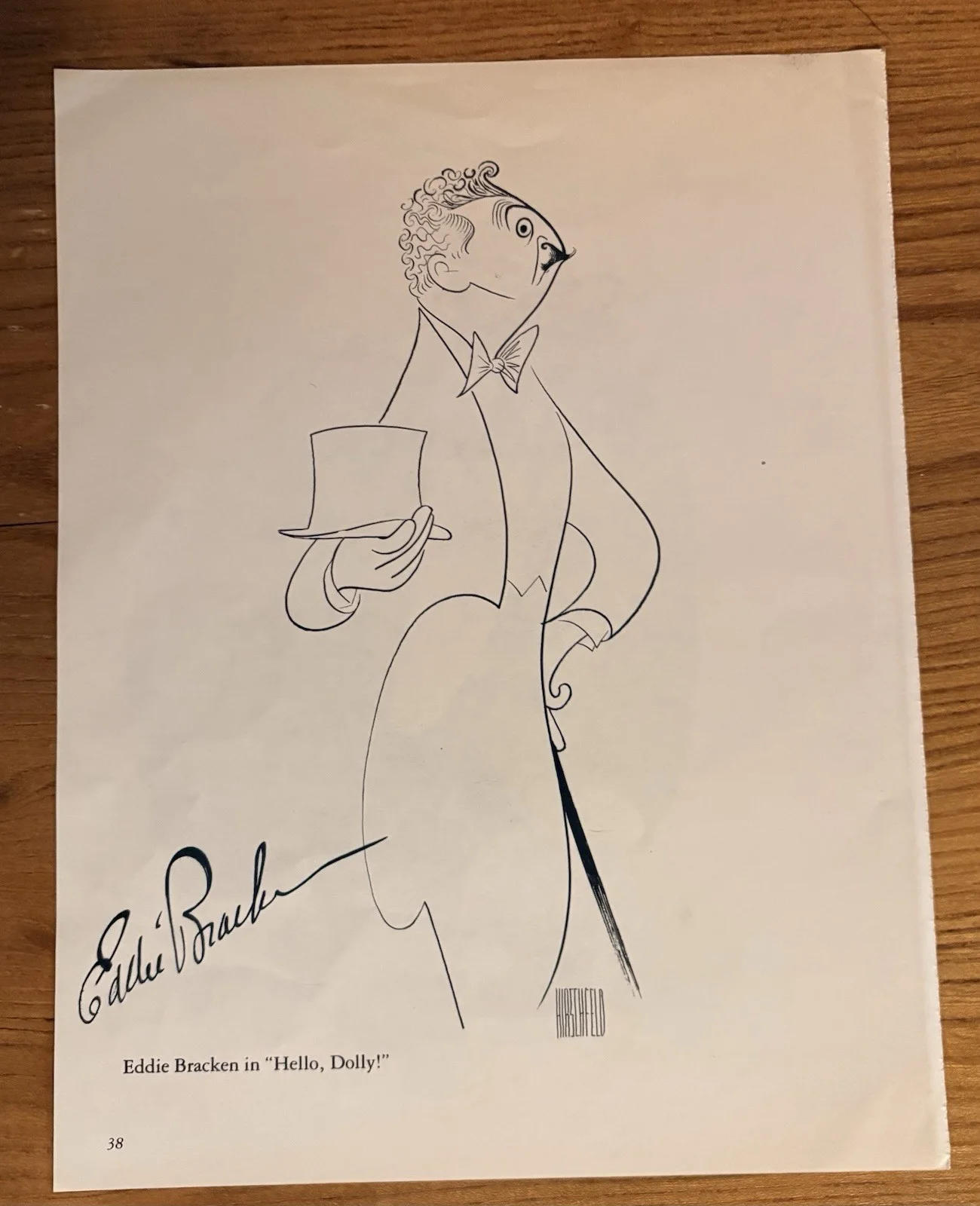 James Earl Jones Signed 8.5x11 Page of a Hirschfeld Print W/COA, изображение 4