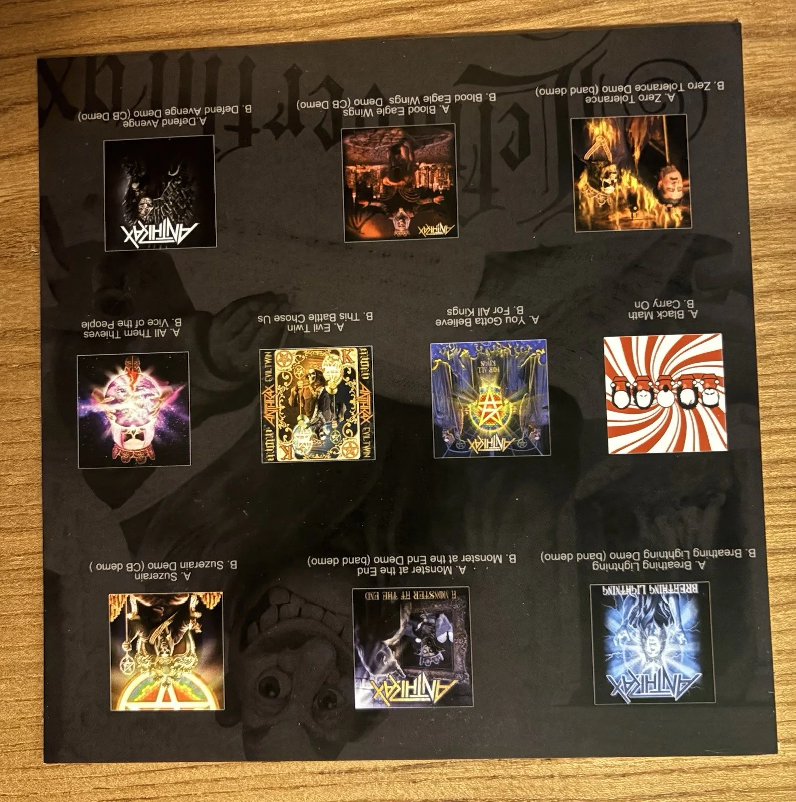 Anthrax For All Kings Box Set 45s Signed By the Band In Yellow W/COA #14 of 129, изображение 5