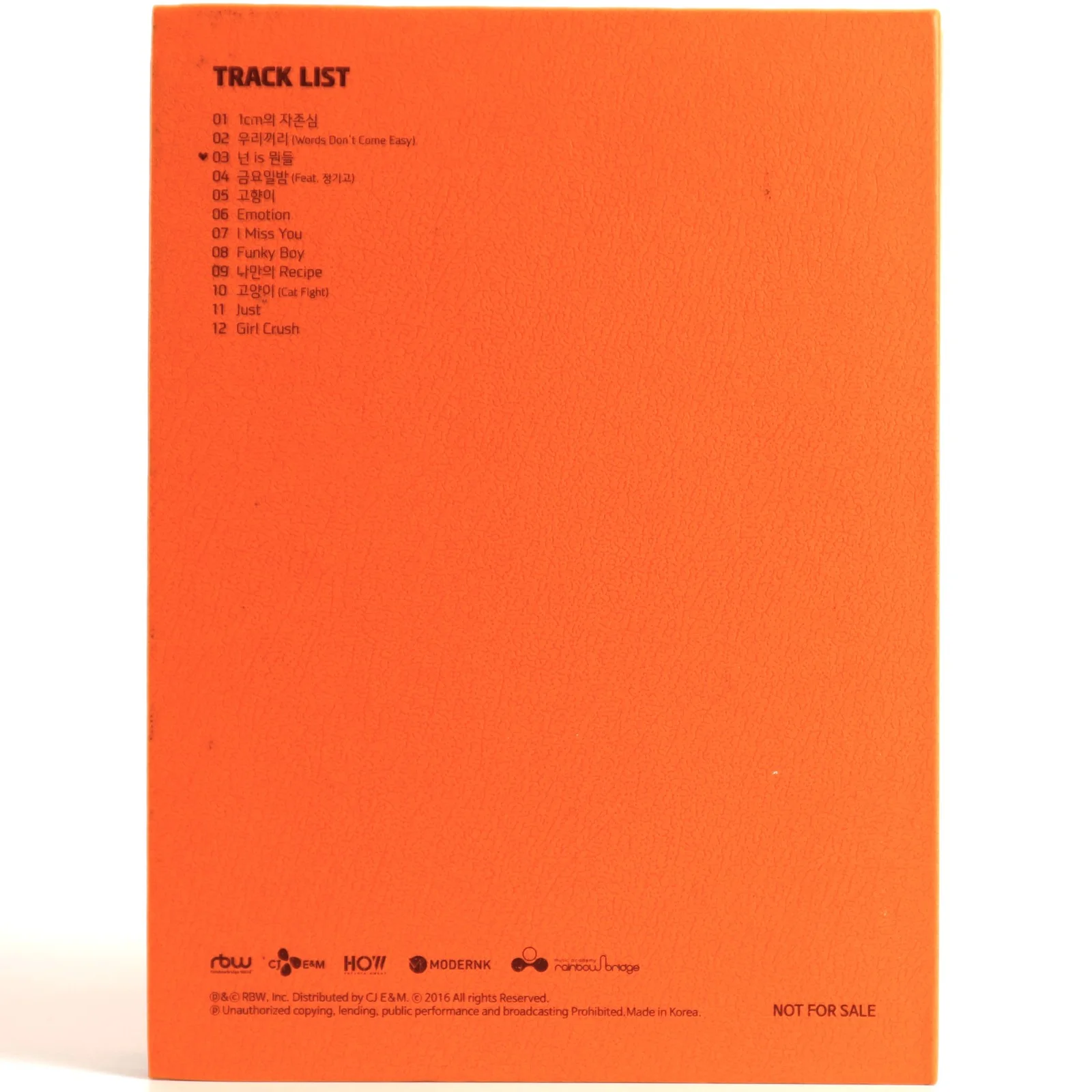 Mamamoo - Melting Album Signed Autographed Promo CD 2016, image 2