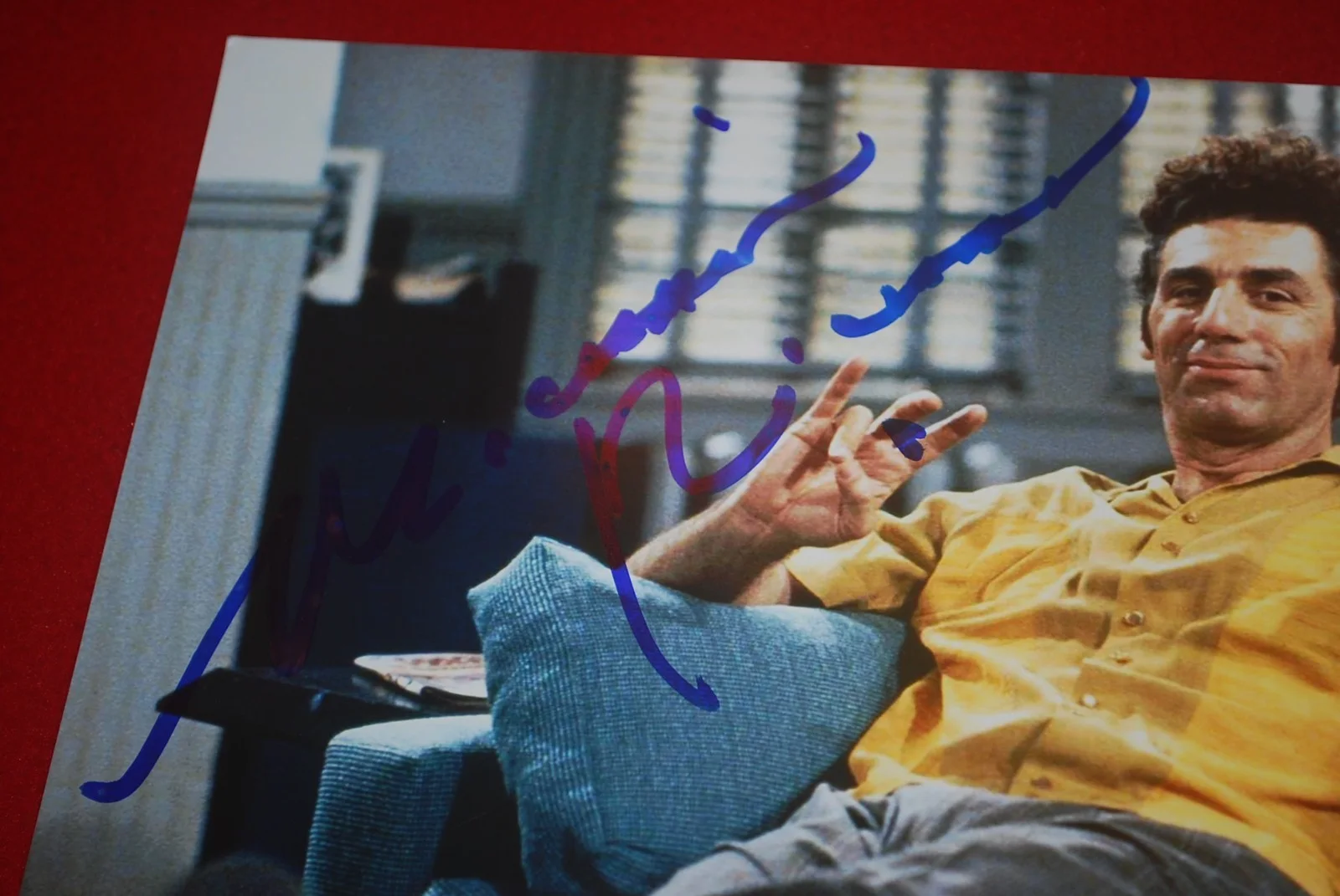 MICHAEL RICHARDS — MICHAEL RICHARDS KRAMER SEINFELD Signed 8X10 Photo Beckett COA BV81368, изображение 2