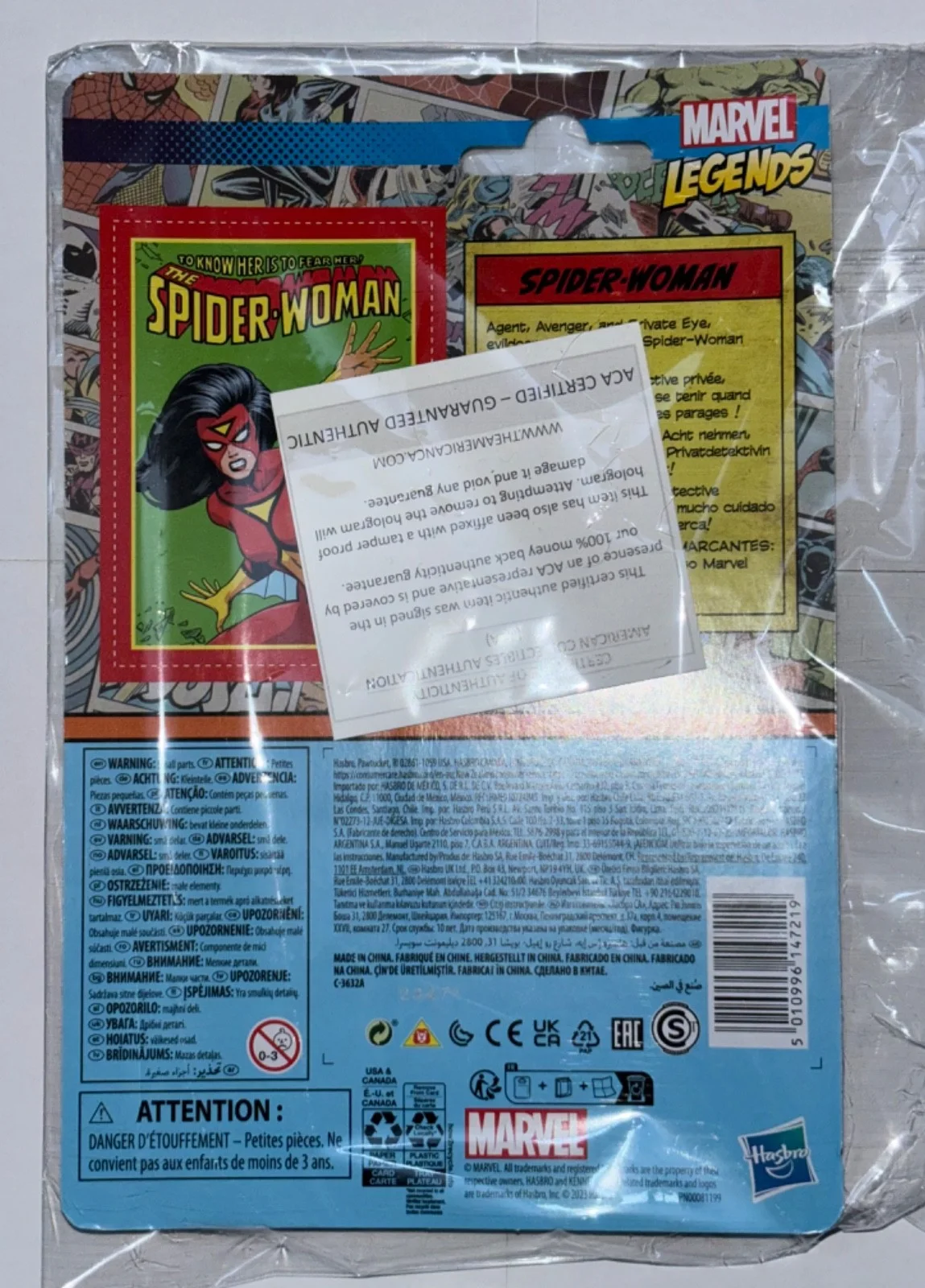 Joan Van Ark — Joan Van Ark Signed Spider Woman Autographed Action Figure COA ACA Sealed NIB, изображение 4