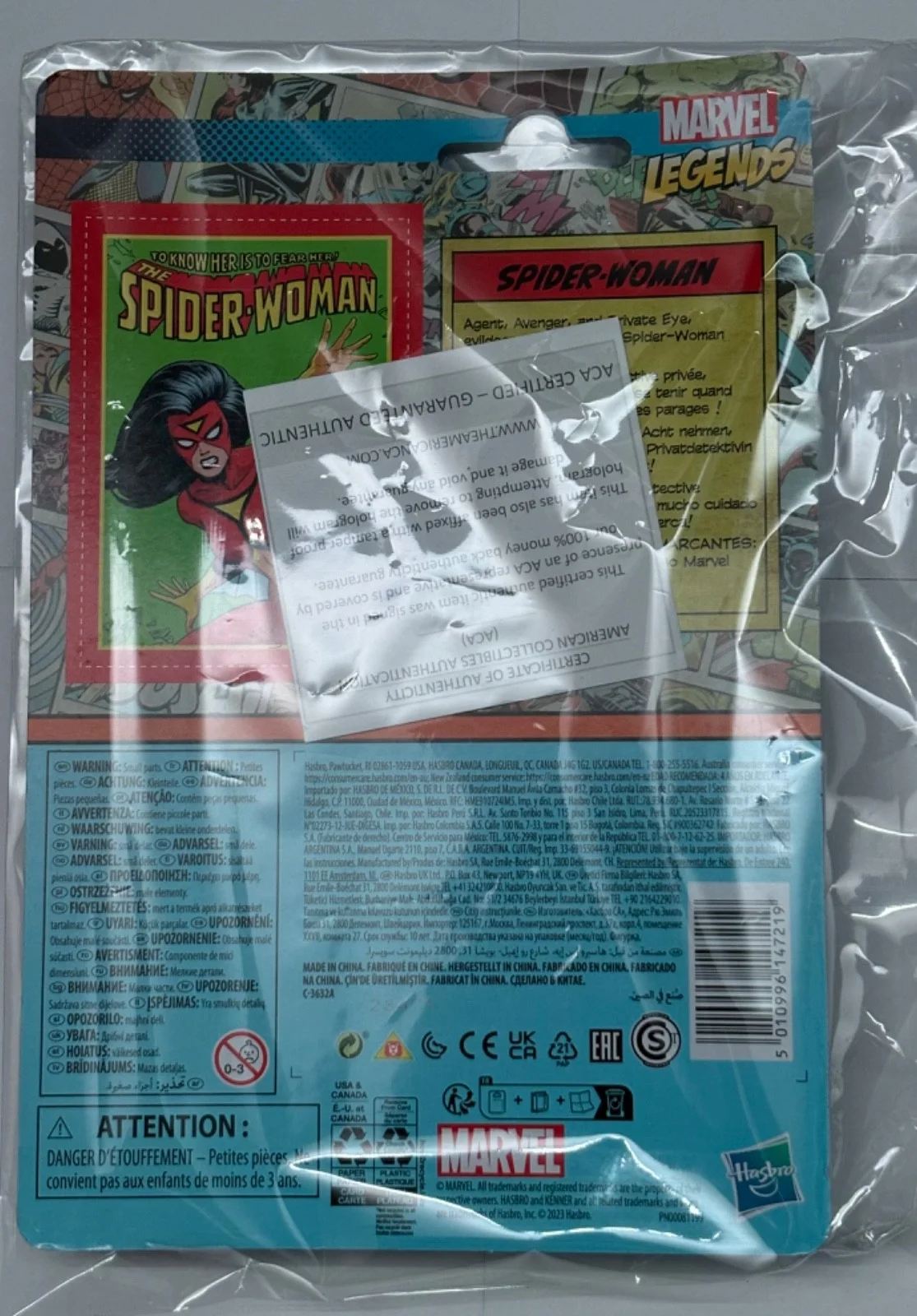 Joan Van Ark — Joan Van Ark Signed Spider Woman Autographed Action Figure COA ACA Sealed NIB, изображение 5