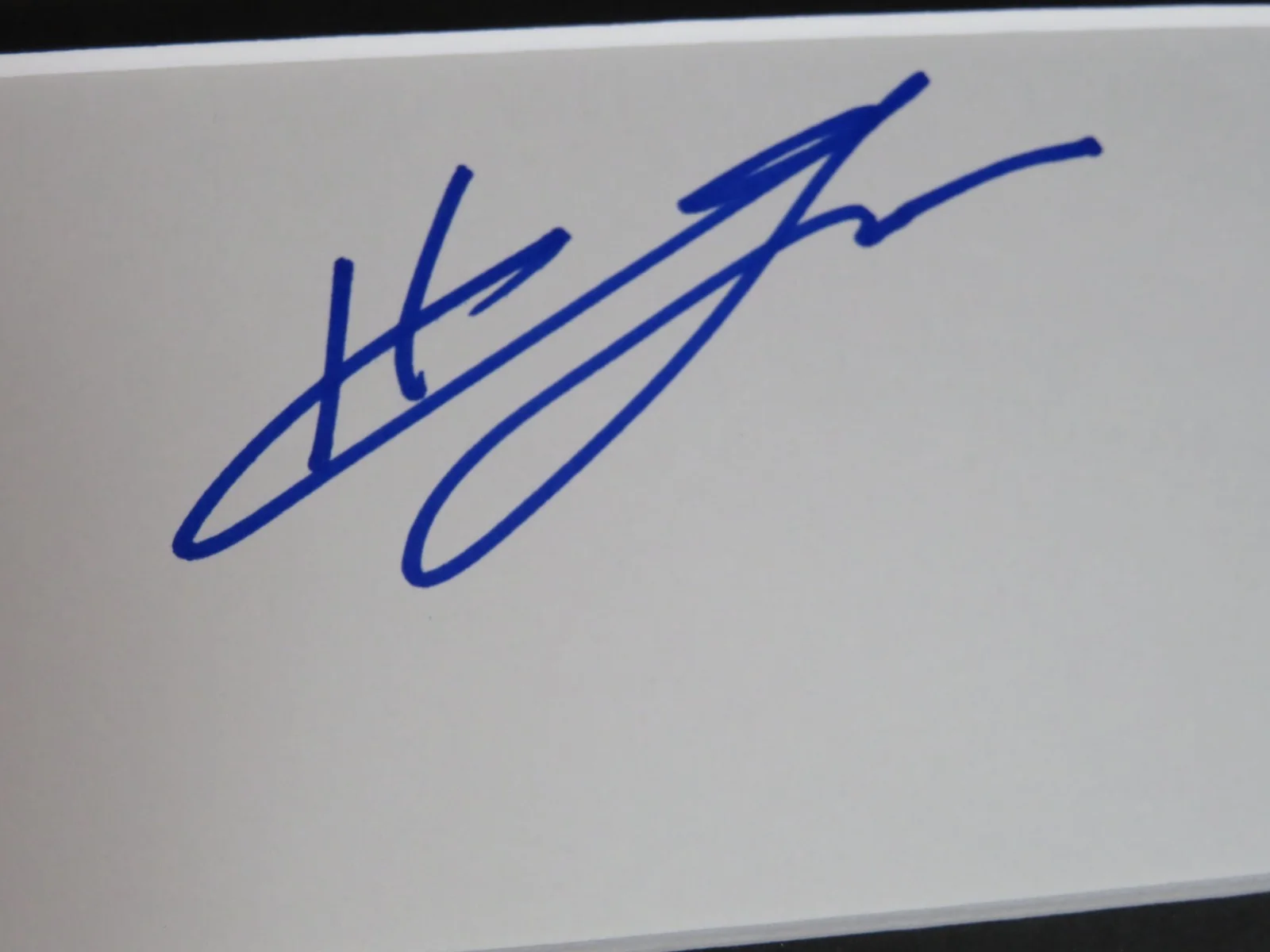Natalie Portman — Natalie Portman STAR WARS Signed Autograph Auto 14x18 Index Card Display x2 JSA, изображение 3