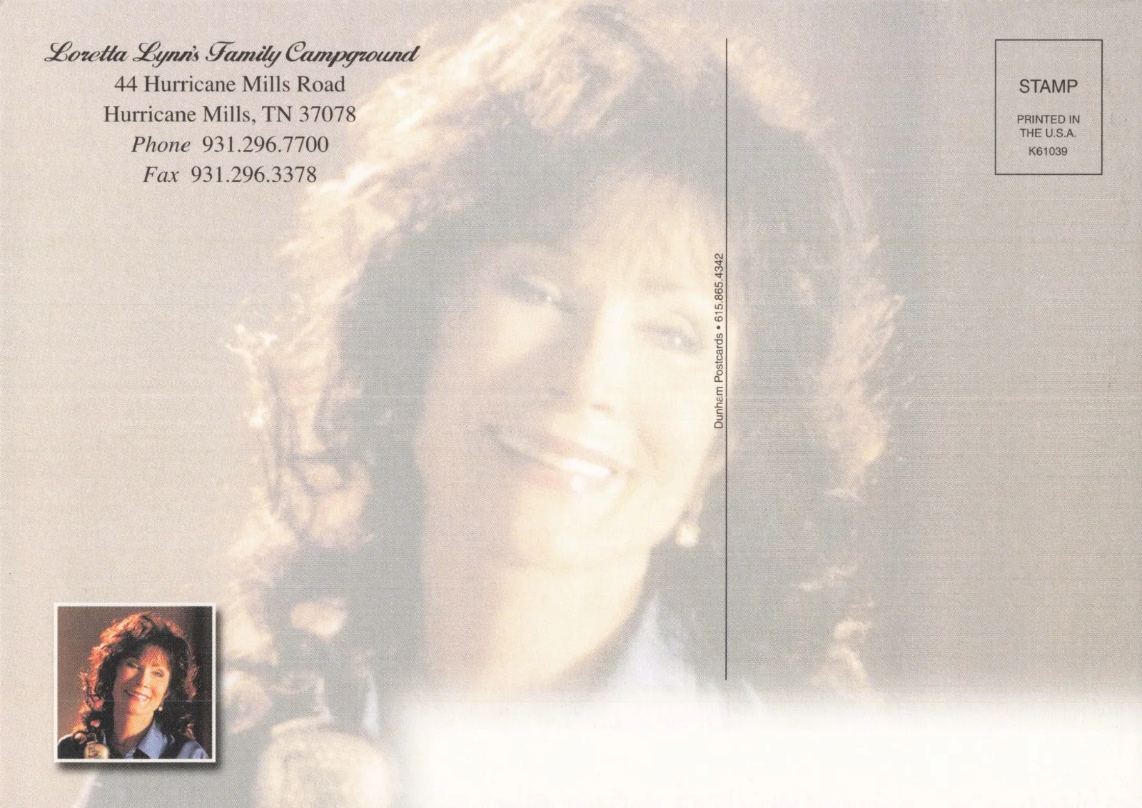 Autographed Signed Postcard - Loretta Lynn - Country In My Genes - Country Music, изображение 2