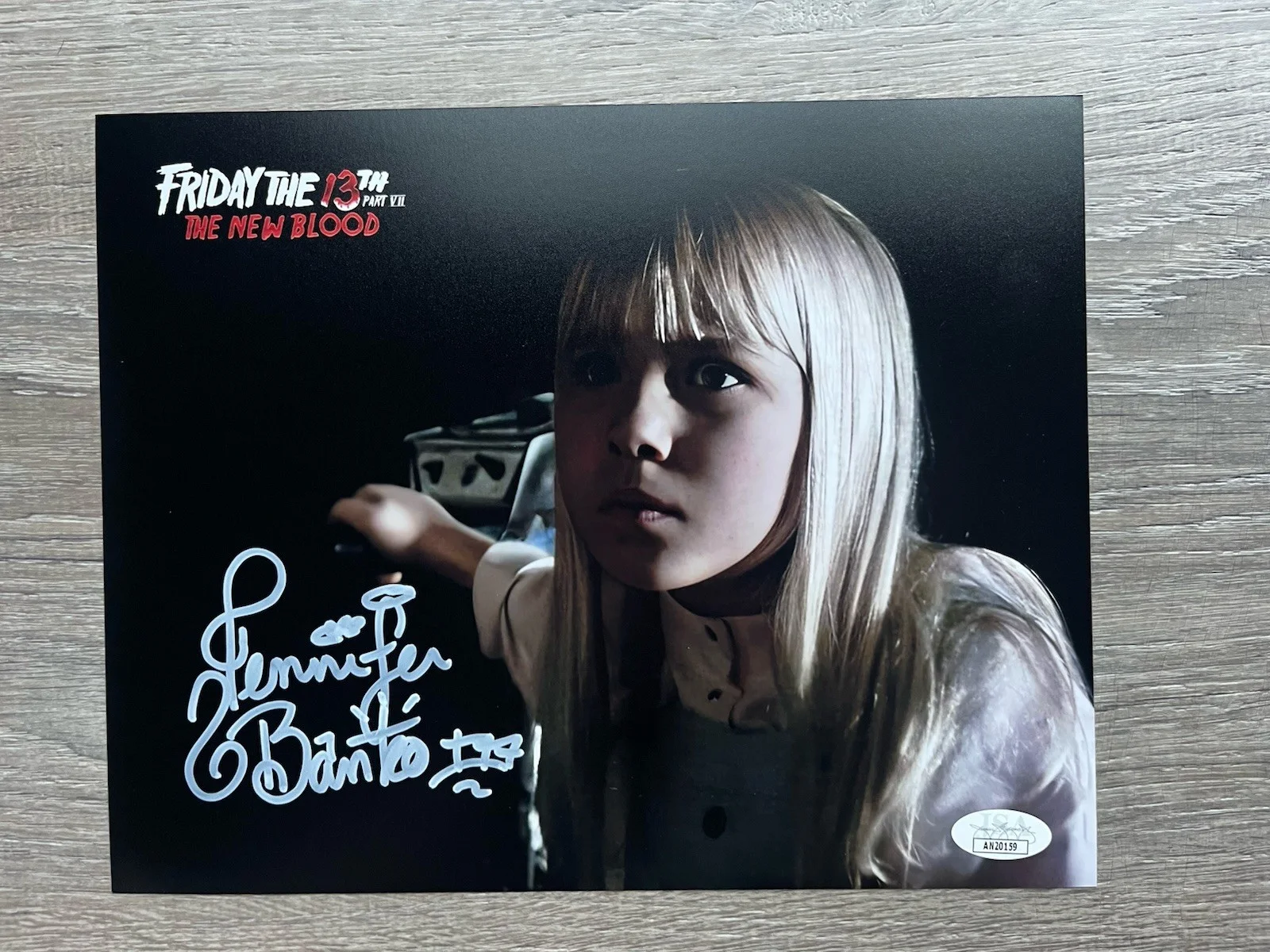 Jennifer Banko — Jennifer Banko Signed Friday The 13th New Blood 8x10 Photo JSA COA Horror Auto, изображение 2