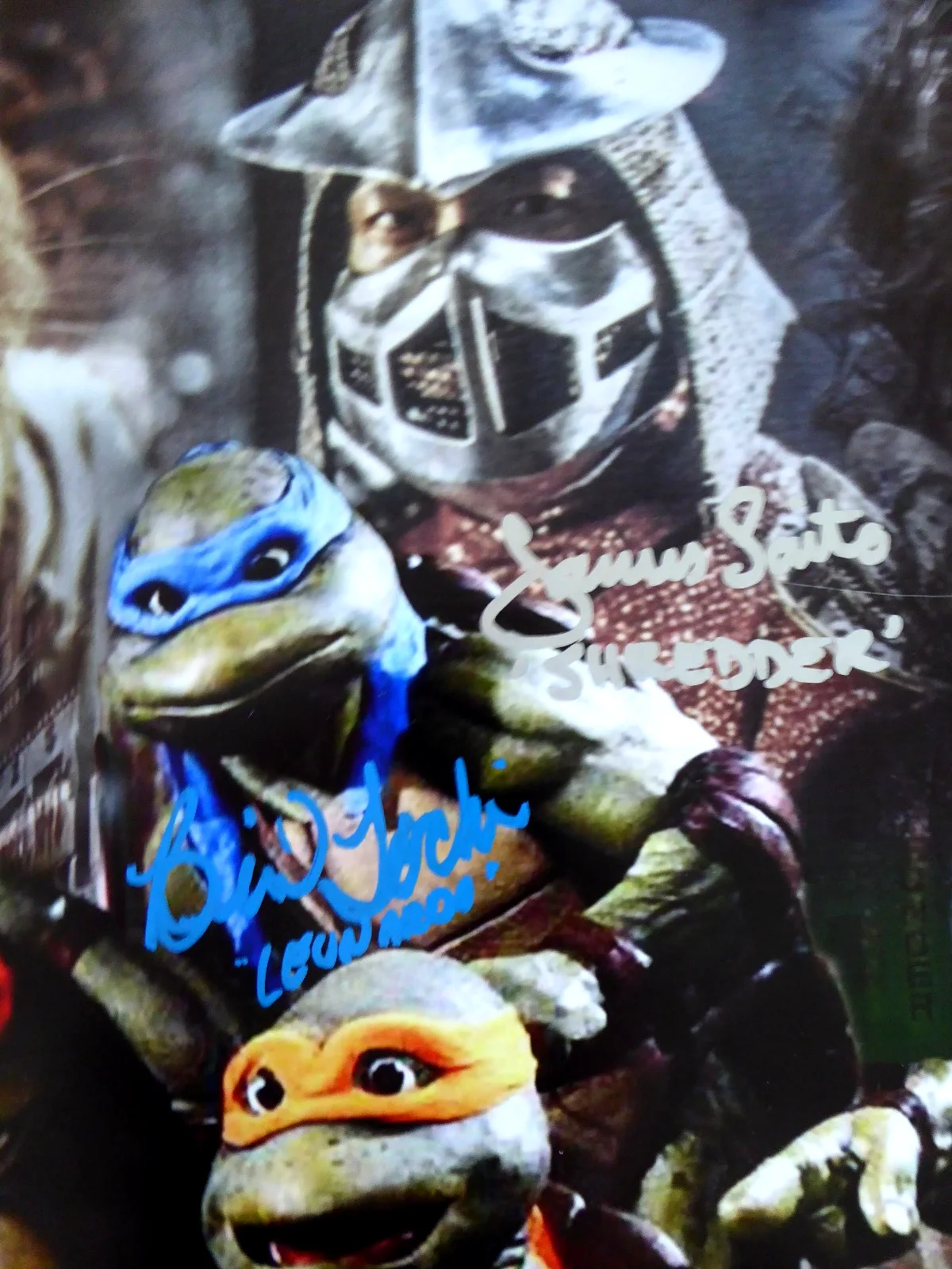 Teenage Mutant Ninja Turtles Cast Signed 16x20 Photo, TMNT, 1990 Movie, JSA COA, изображение 4