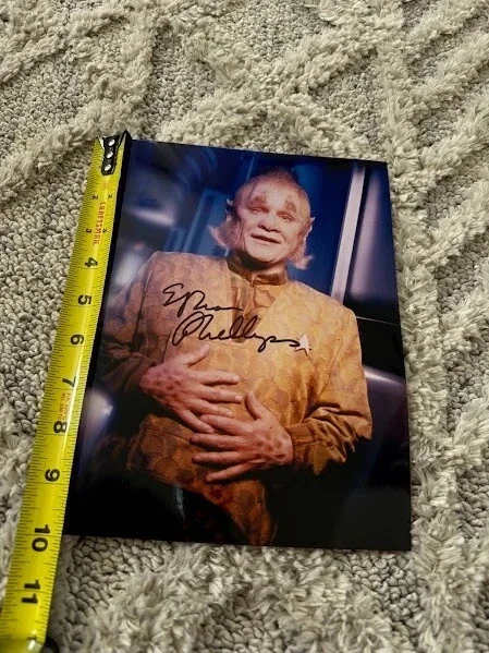 Ethan Phillips — Star Trek: Voyager Ethan Phillips Signed Authentic Autograph Photo Size 8" x 10", изображение 3