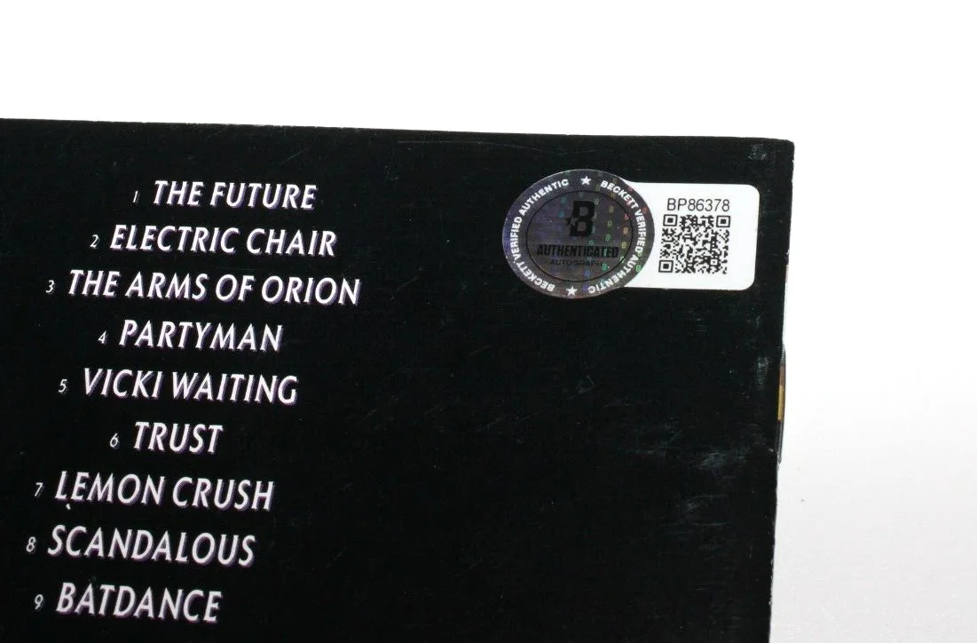 DANNY ELFMAN SIGNED FRAMED BATMAN MOVIE SOUNDTRACK CD BOOKLET BECKETT BAS COA, image 3