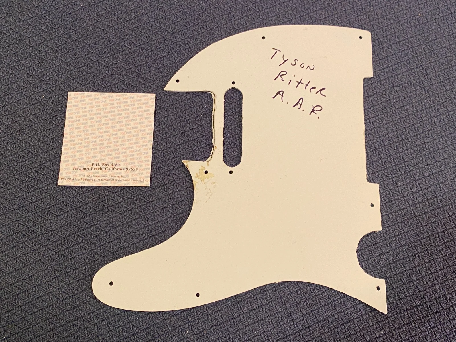 All American Rejects Tyson Ritter Signed Auto Guitar Pickguard PSA Pop Rock Band, изображение 4