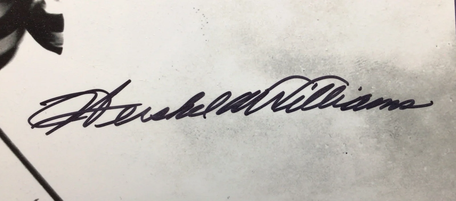 Hershel W Williams — HERSHEL W WILLIAMS HERO FROM BATTLE OF IWO JIMA *BECKETT AUTHENTIC AUTO, изображение 2