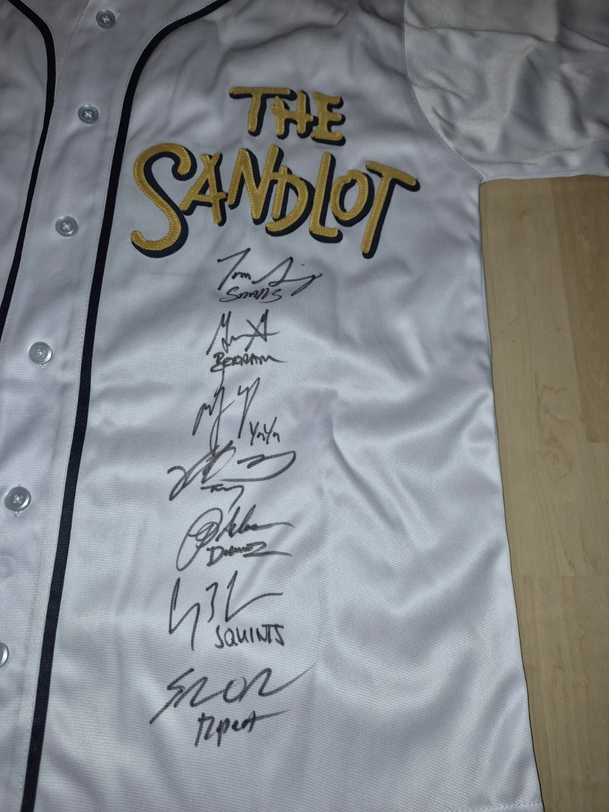 The Sandlot Jersey Signed By Castmembers Authenticated By Beckett, image 2
