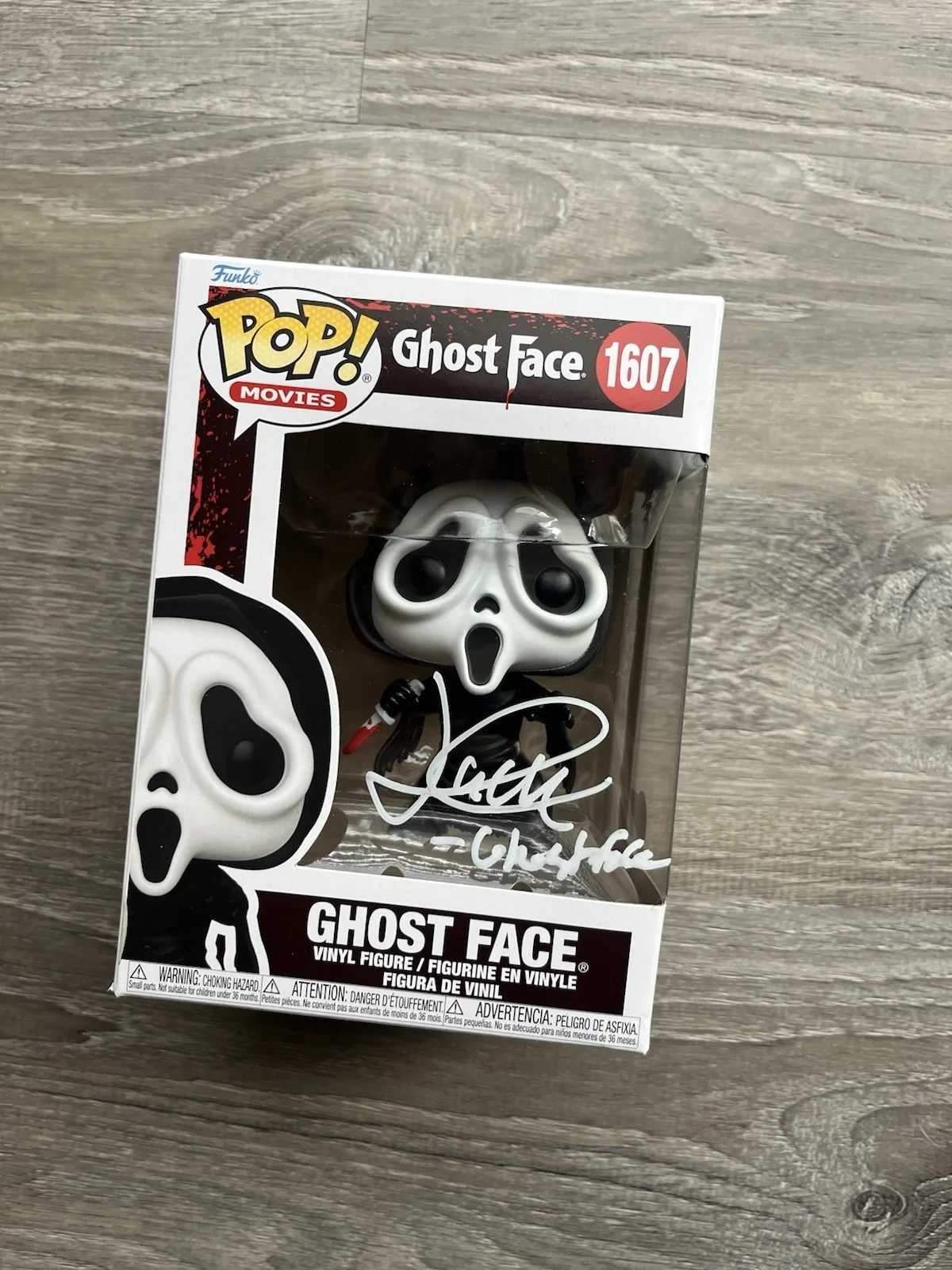 Jack Quaid — Jack Quaid Signed Inscribed Ghostface Funko Pop Beckett COA 1607 Scream Horror, изображение 5