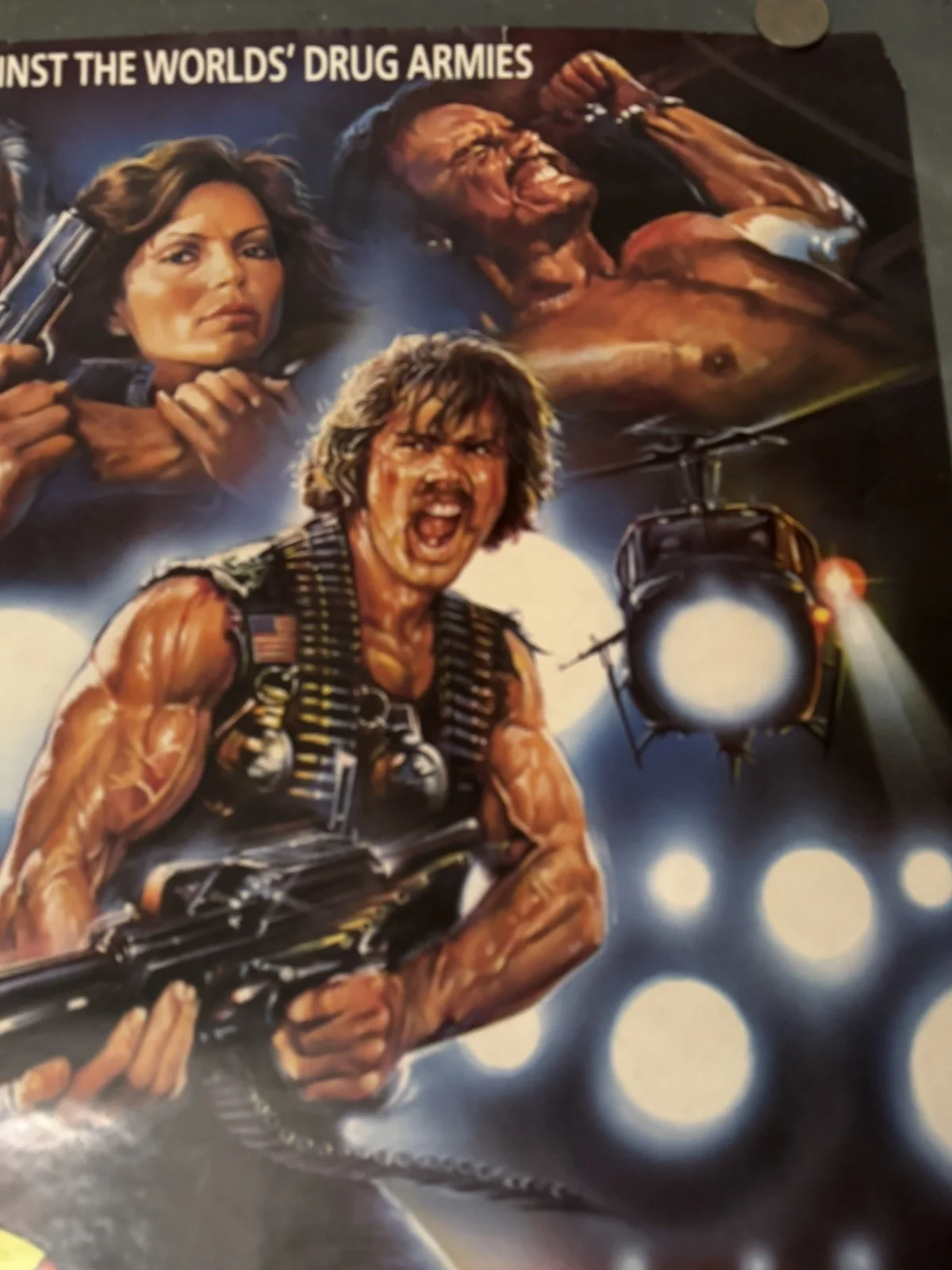 Cocaine Wars Original Video Shop VHS Poster 1985, изображение 4