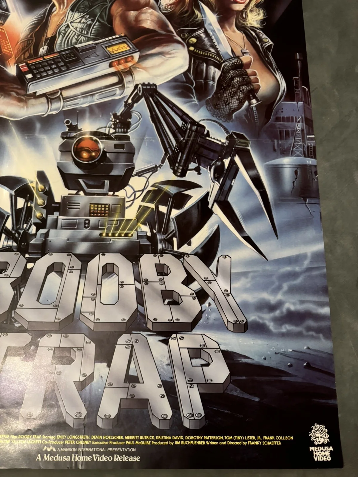 Booby Trap Original Video Shop VHS Poster 1986, image 2