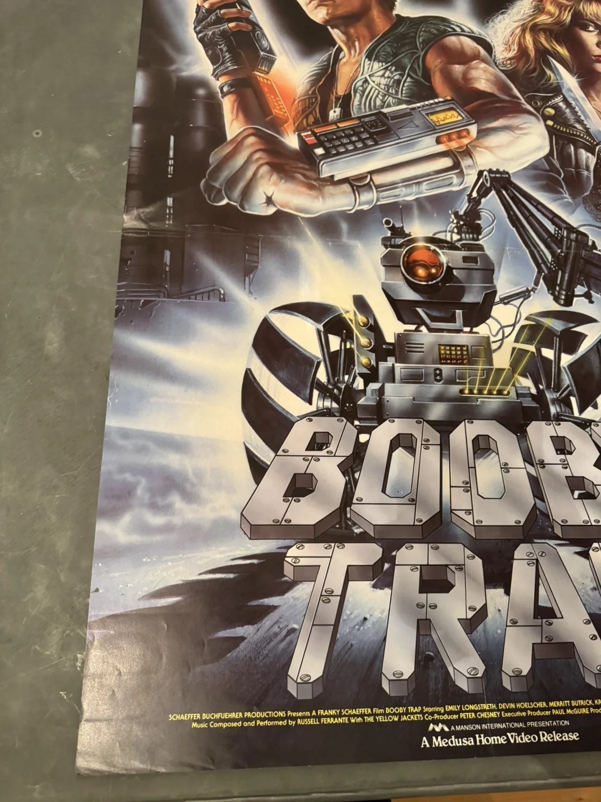 Booby Trap Original Video Shop VHS Poster 1986, image 3