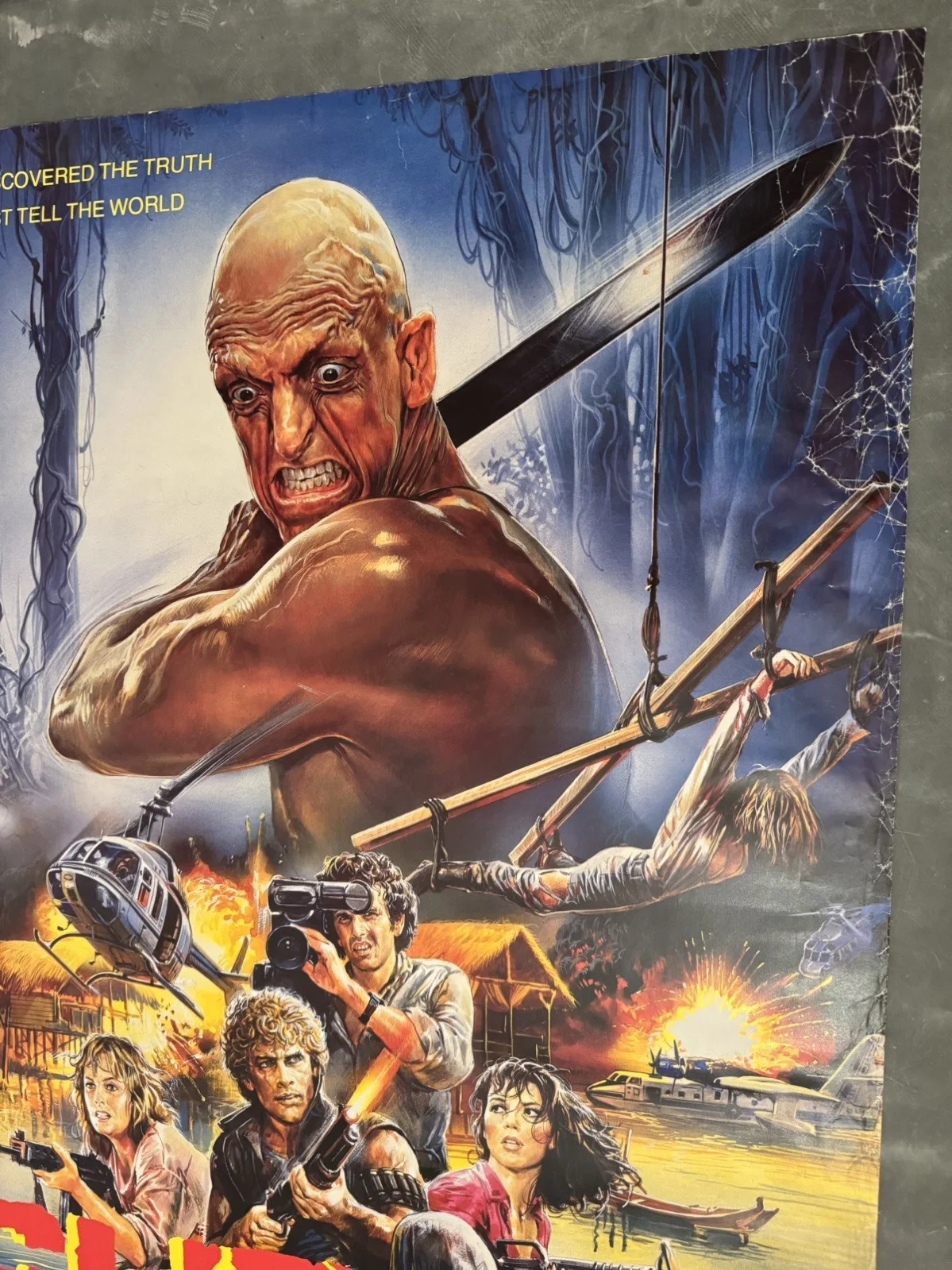 Cut And Run Rolled Video Shop Poster 1984 Extremely Rare UK One Sheet, image 2