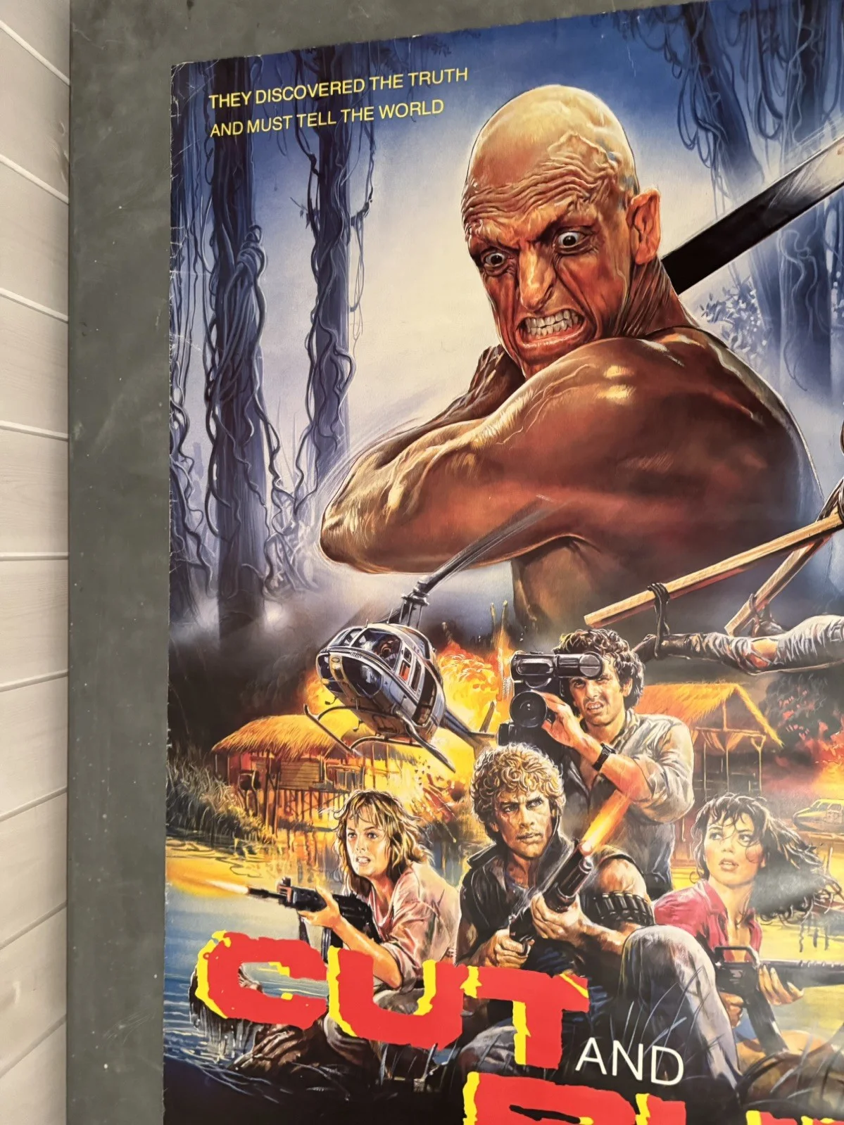 Cut And Run Rolled Video Shop Poster 1984 Extremely Rare UK One Sheet, image 3