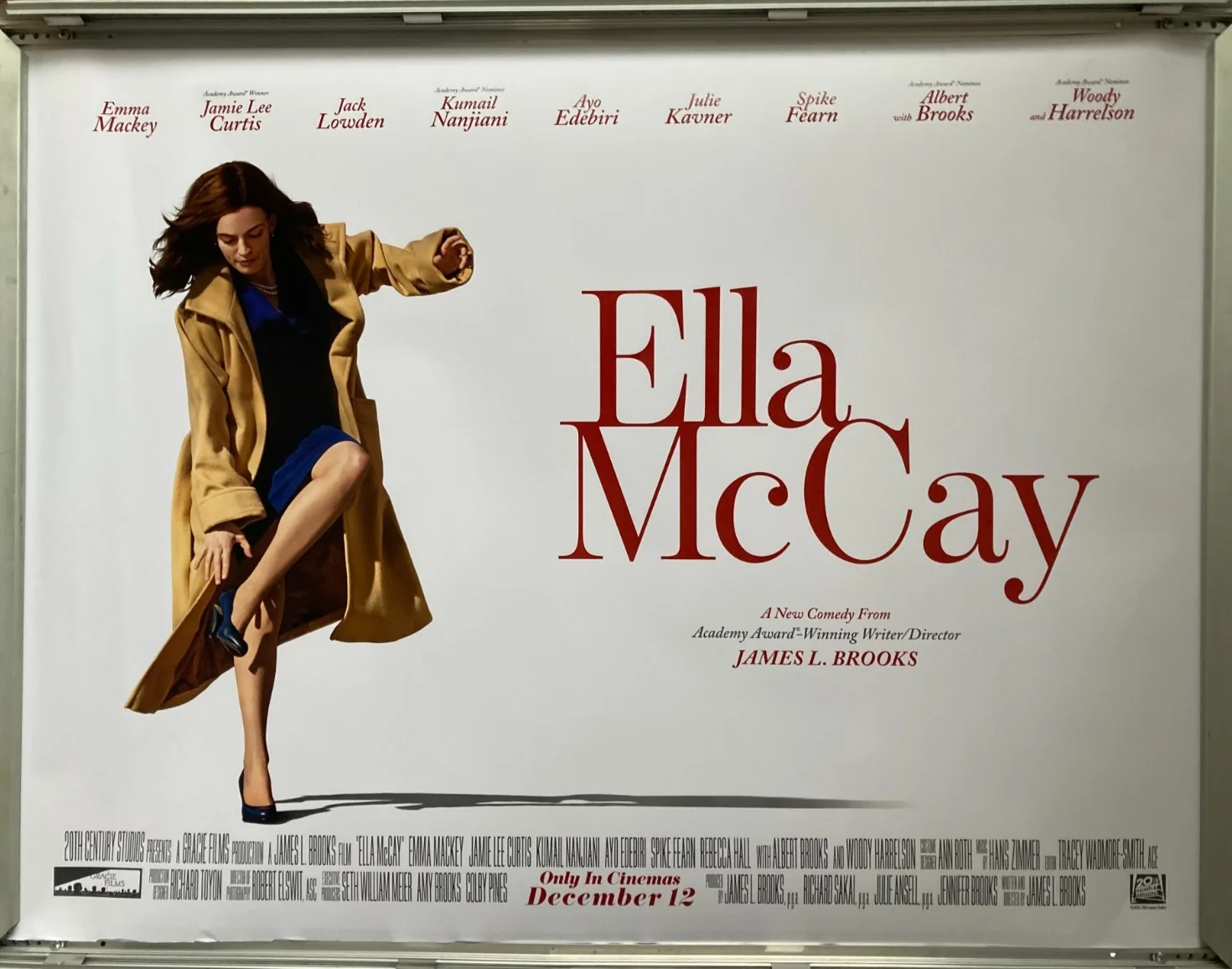 Cinema Poster: ELLA McCAY 2025 (Main Quad) Emma Mackey Jamie Lee Curtis, изображение 2