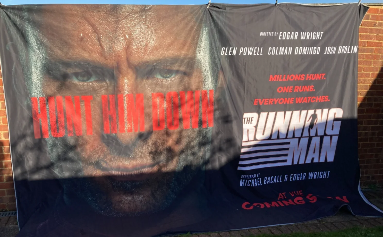 Cinema Banner: RUNNING MAN, THE 2025 Edgar Wright Glen Powell Colman Domingo, изображение 4