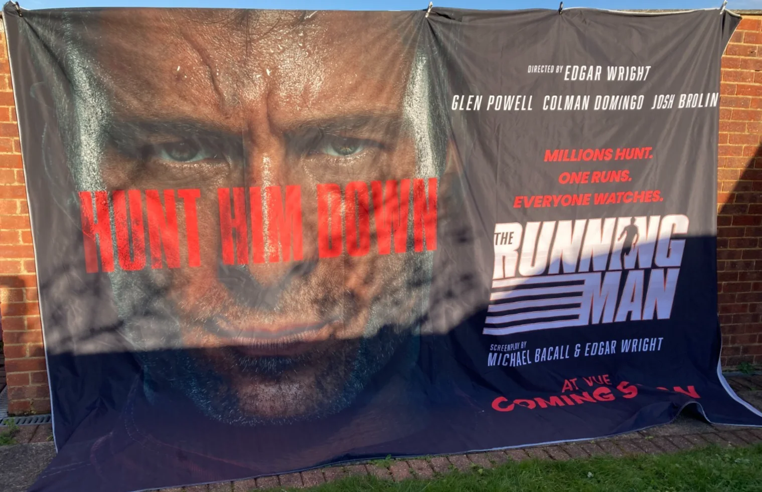 Cinema Banner: RUNNING MAN, THE 2025 Edgar Wright Glen Powell Colman Domingo, изображение 5