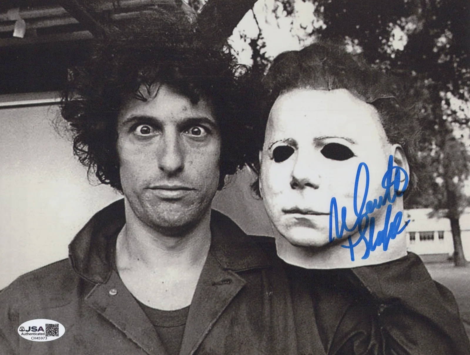 NICK CASTLE — NICK CASTLE Signed HALLOWEEN 8x10 Photo MICHAEL MYERS Autograph JSA COA CERT