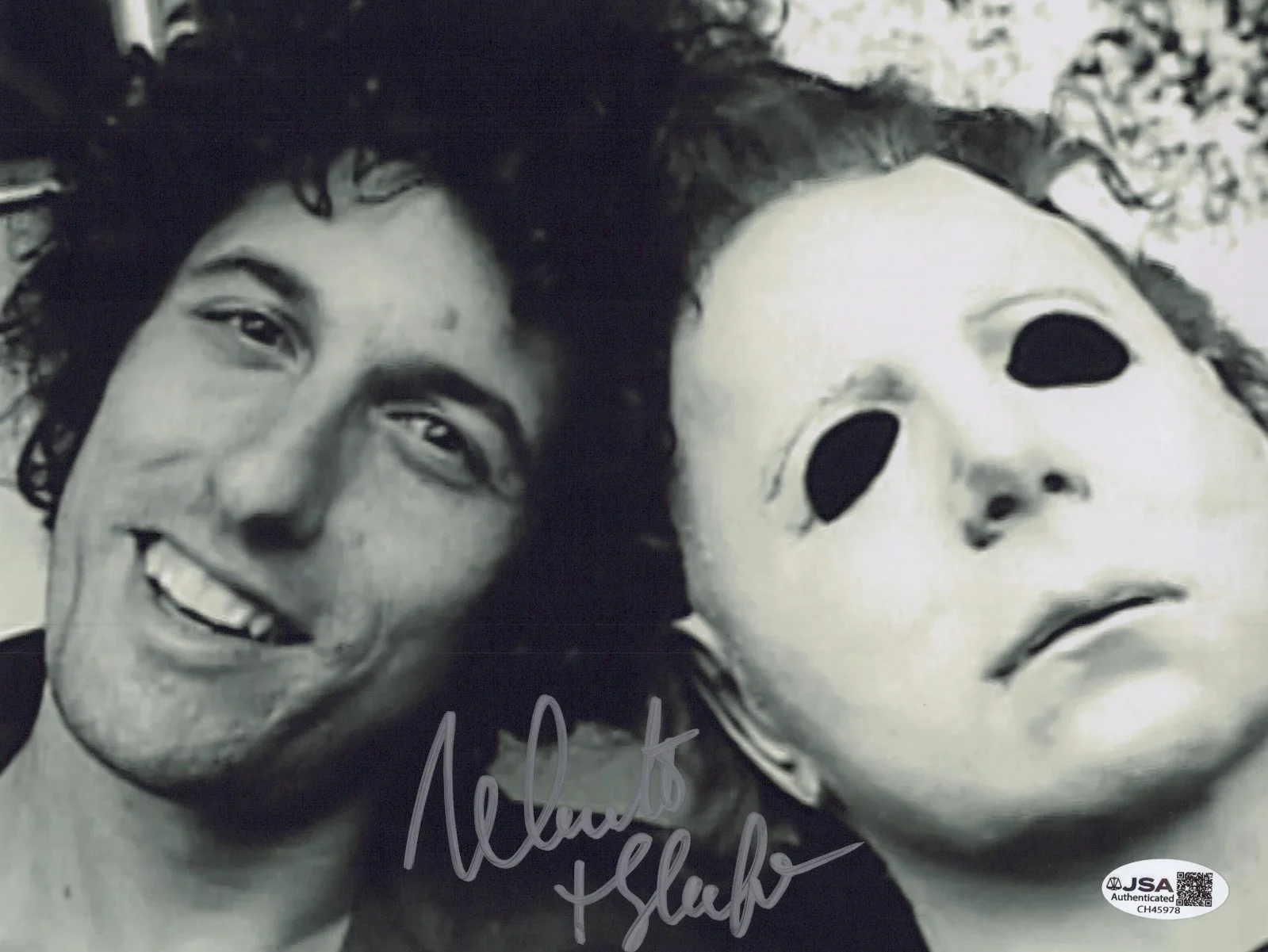 NICK CASTLE — NICK CASTLE Signed HALLOWEEN 8x10 Photo MICHAEL MYERS Autograph JSA COA CERT